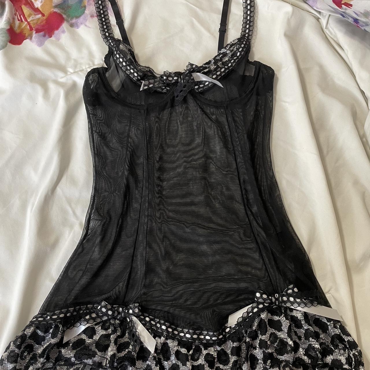 GRUNGY LINGERIE MESH TOP REPOP i bought from... - Depop