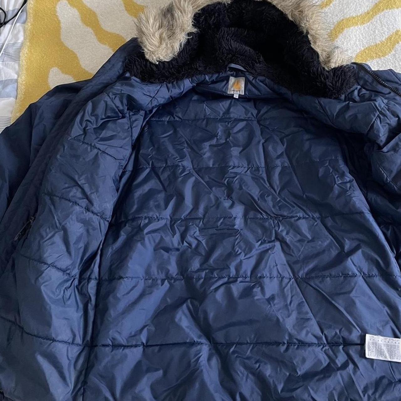 Carhartt jacket with hot sale fur hood