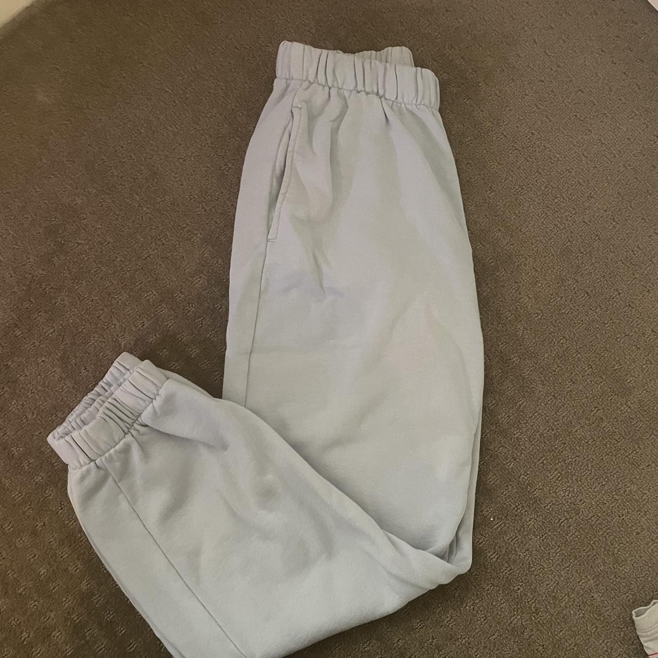 Brandy Melville light blue tracksuit pants. ‘One... Depop