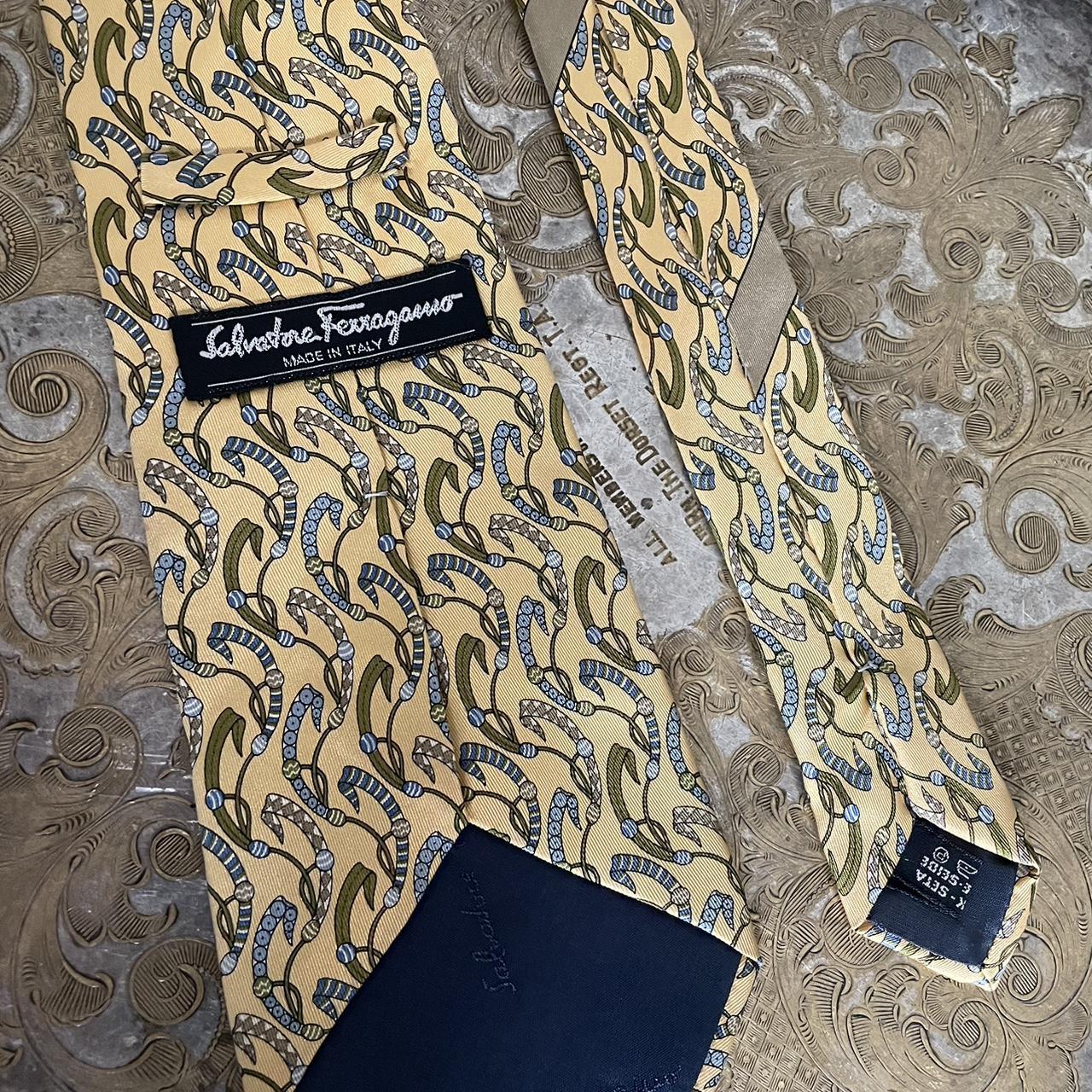 ferragamo silk tie