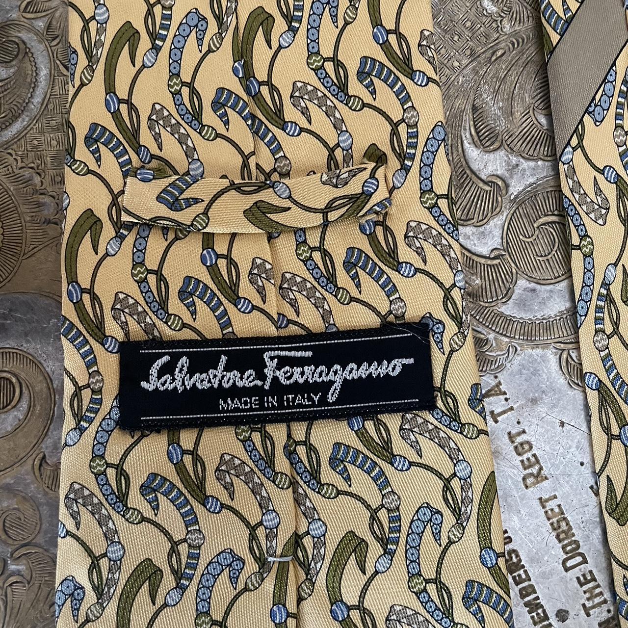 ferragamo silk tie