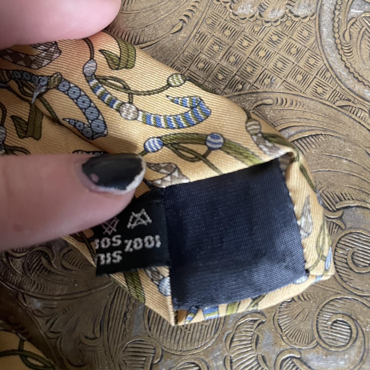 salvatore ferragamo silk tie