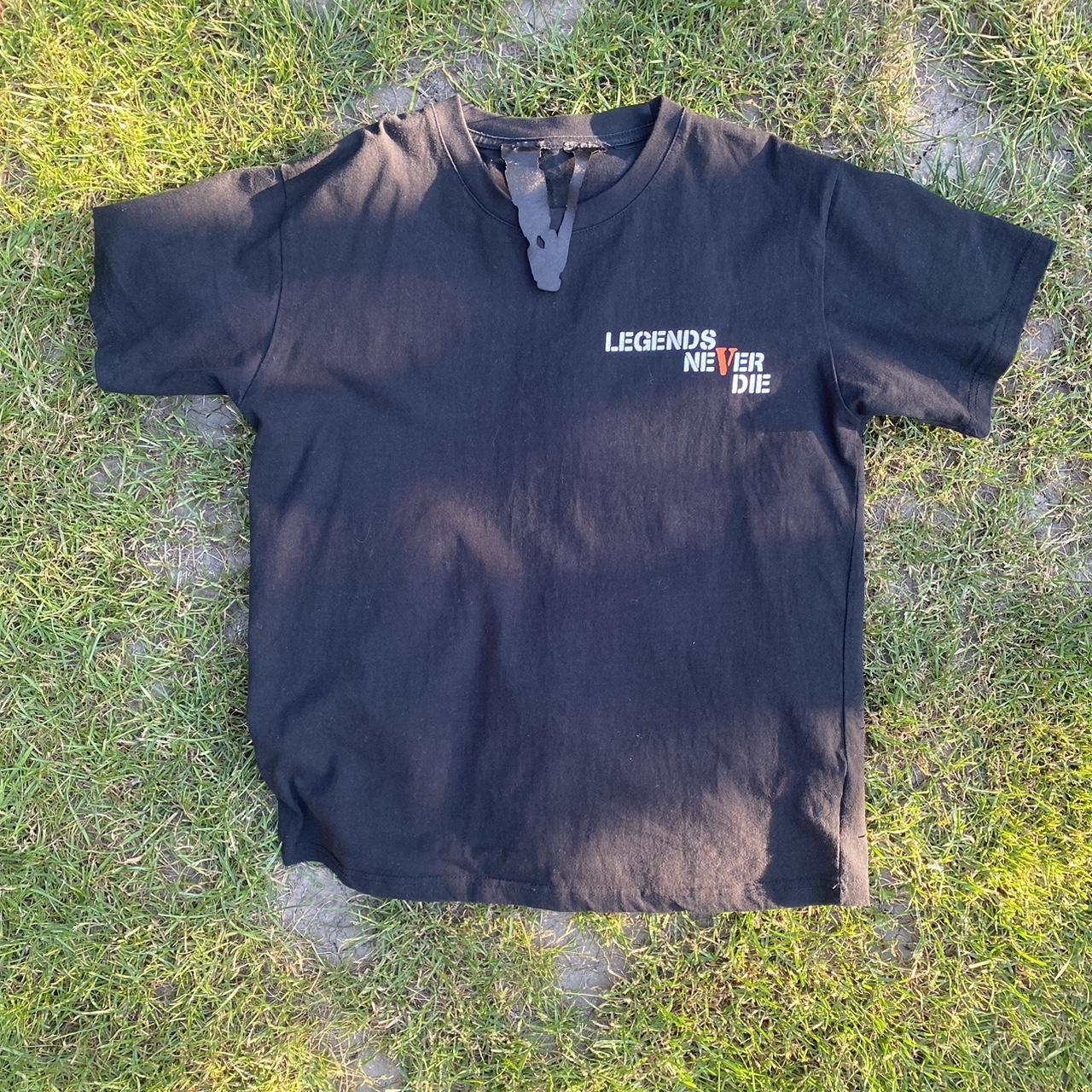 Vlone Butterfly Tee 🦋 Orange and Black 🍊 Size Small... Depop