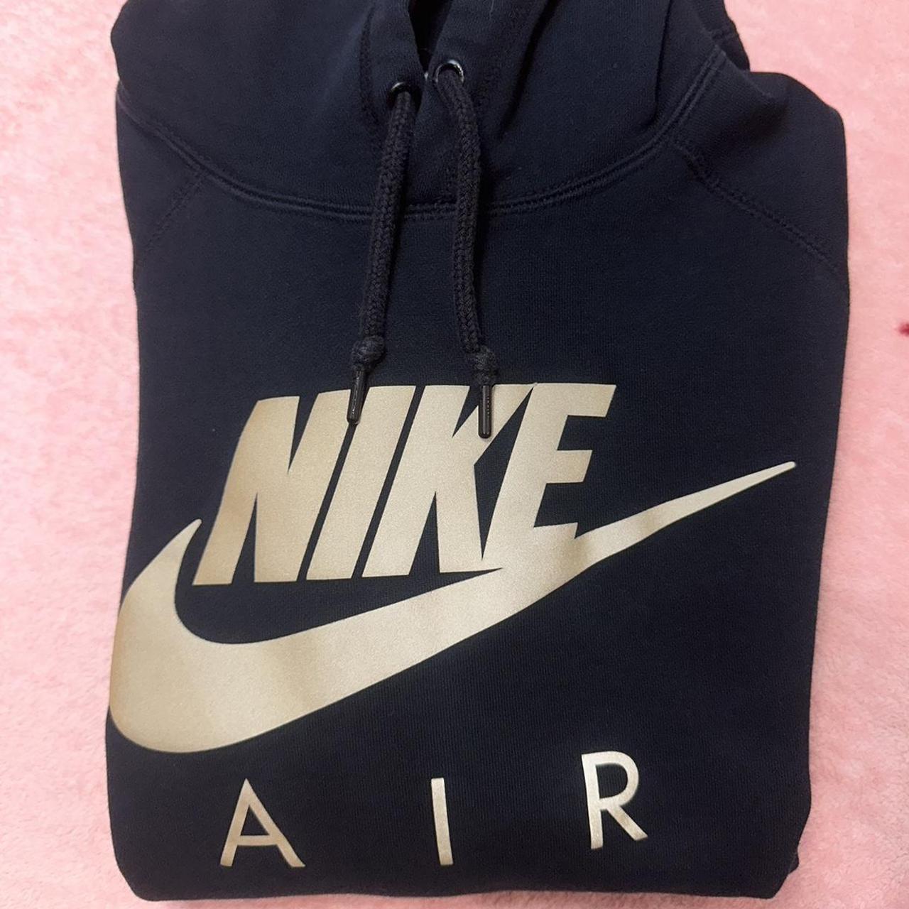 Nike Hoodie Black in Color with gold lettering