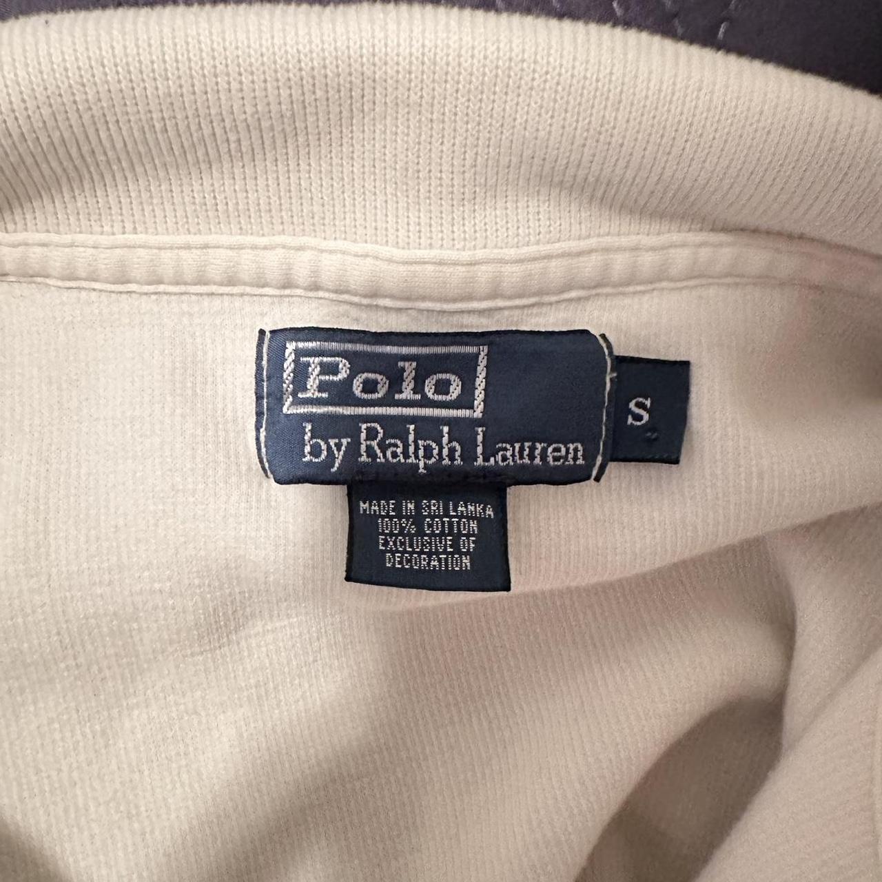 Polo Ralph Lauren cream colored pull-over. Cozy and... - Depop