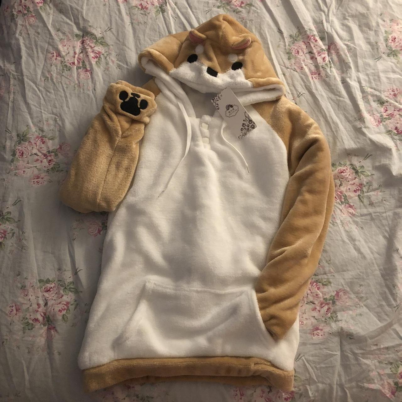 Corgi hoodie with ears hotsell