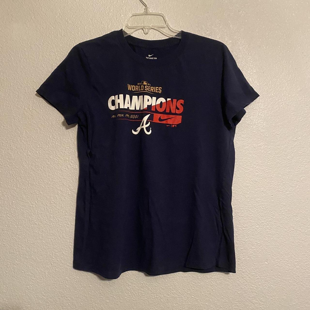 Nike Atlanta Braves World Series '21 Shirt LIKE - Depop