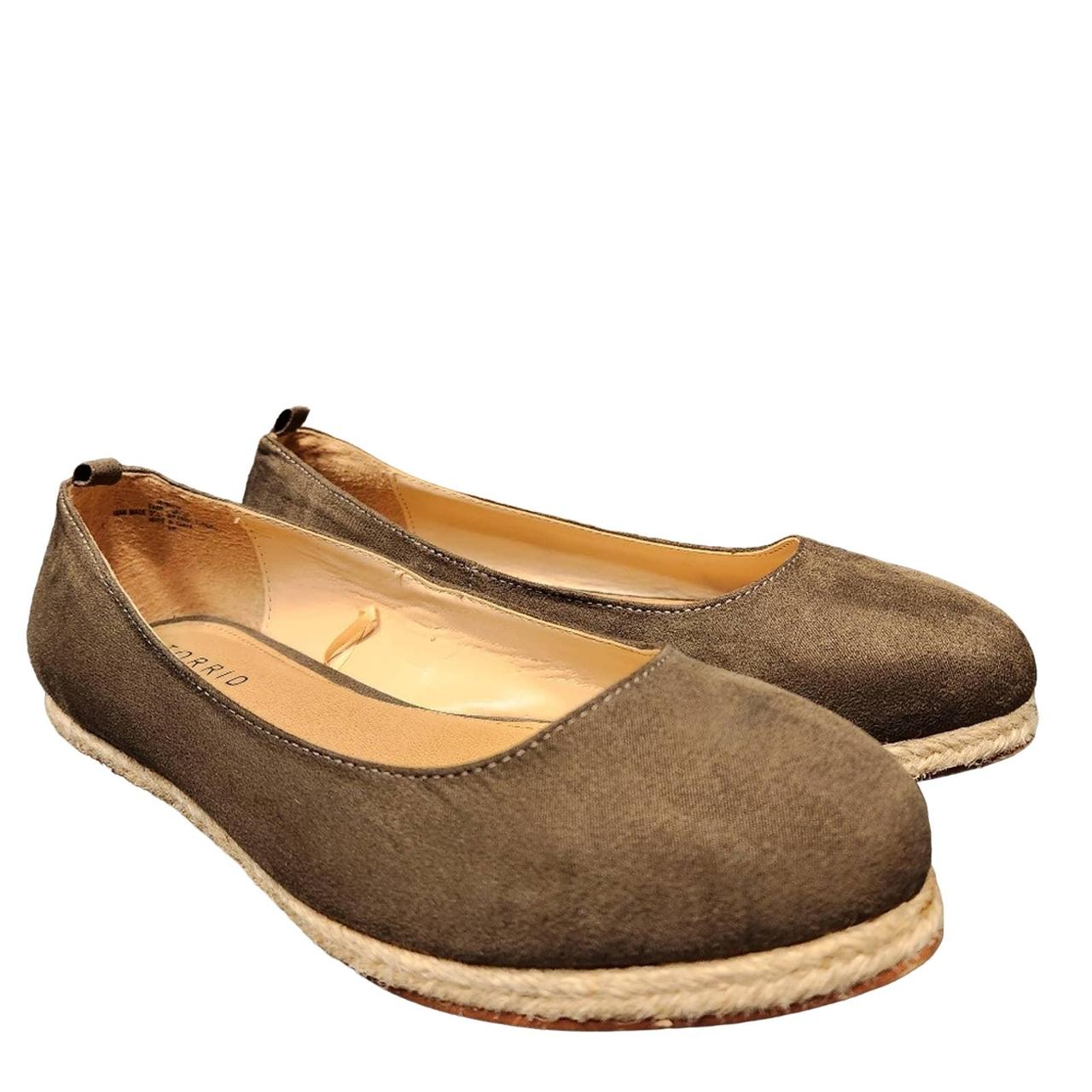 Faux suede hot sale espadrille flats