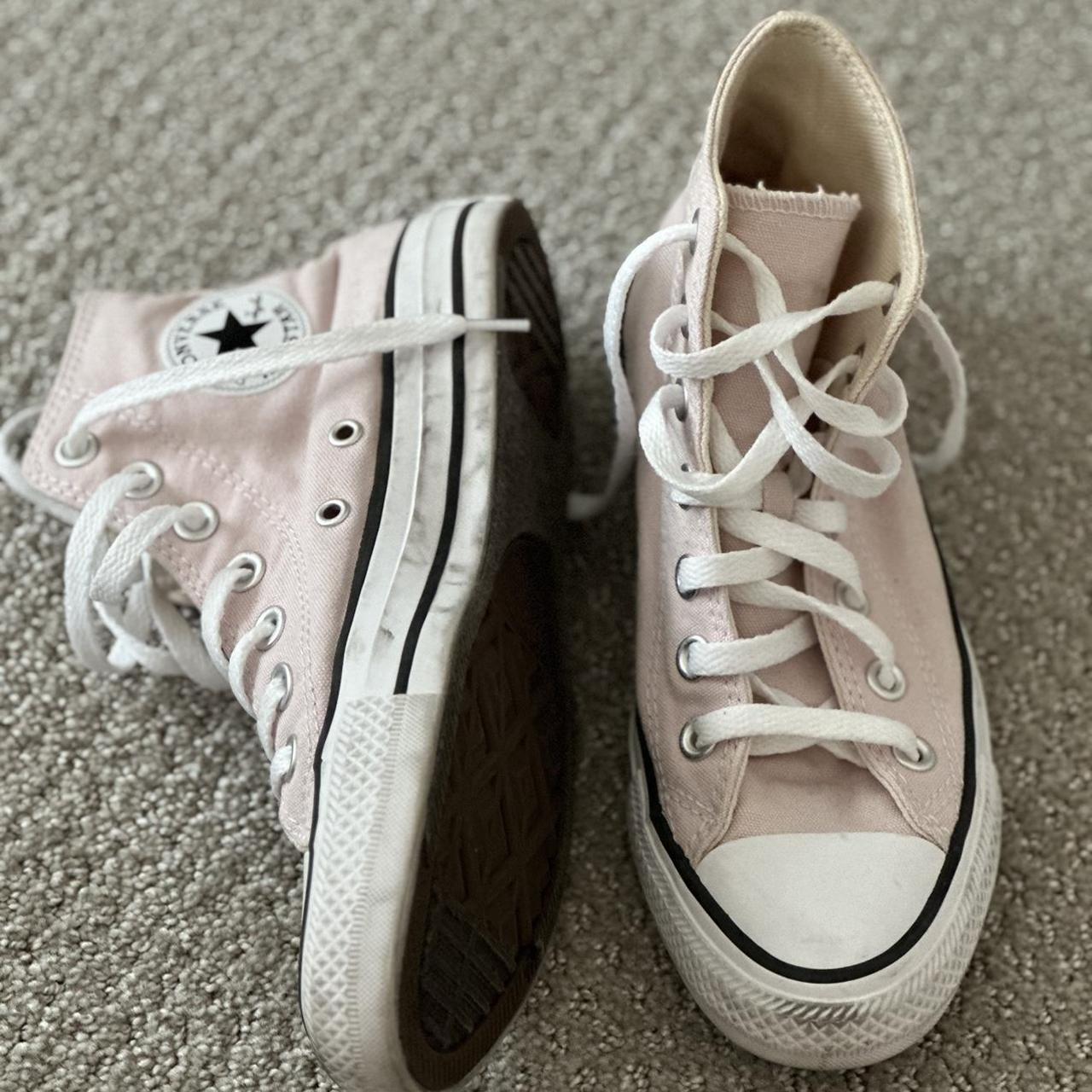 Pink all star convers - Depop