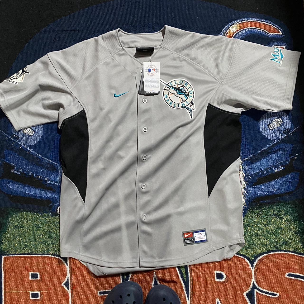 Nike MLB Florida Marlins Baseball Jersey Men's Size 56 MLB