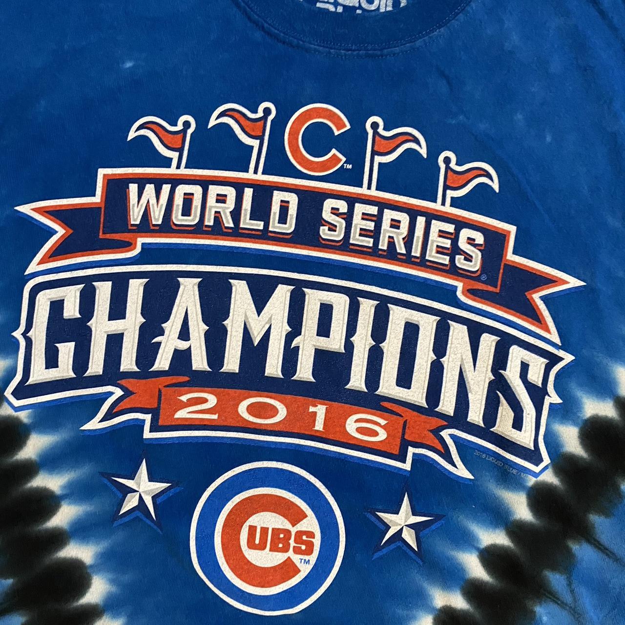 2016 Liquid Blue Chicago Cubs World Series - Depop