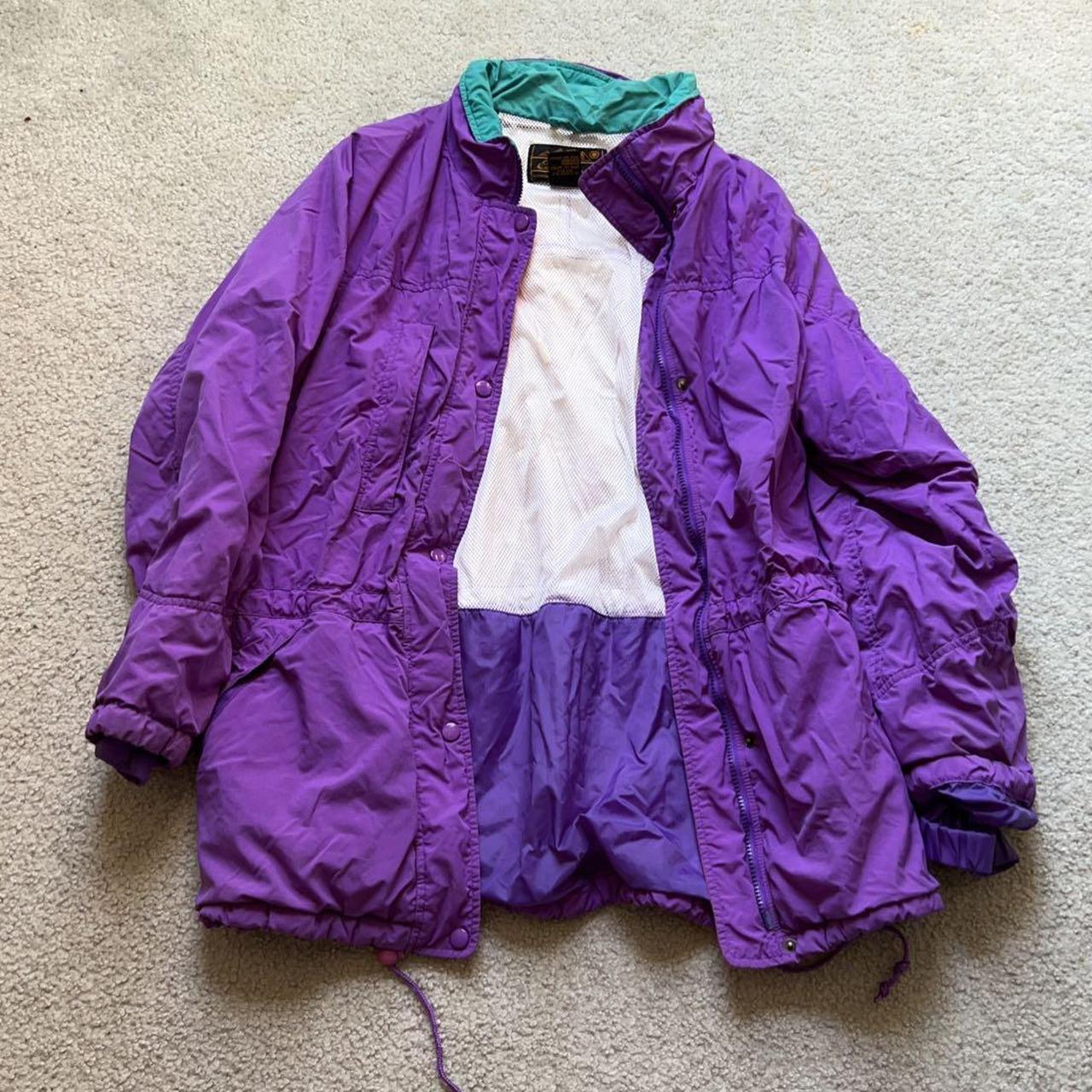 Vintage 90s Eddie Bauer Gore-Tex Purple... - Depop