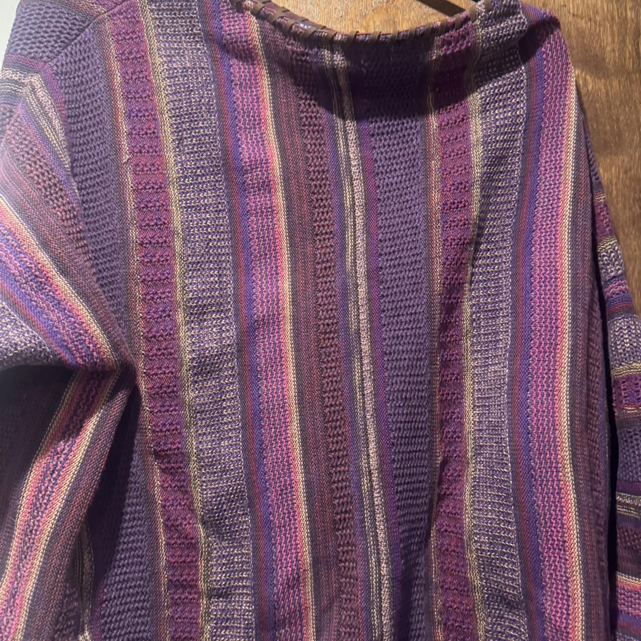 Chaps Women's Sweater - Purple/Multi - XXL – Comf… - image 4