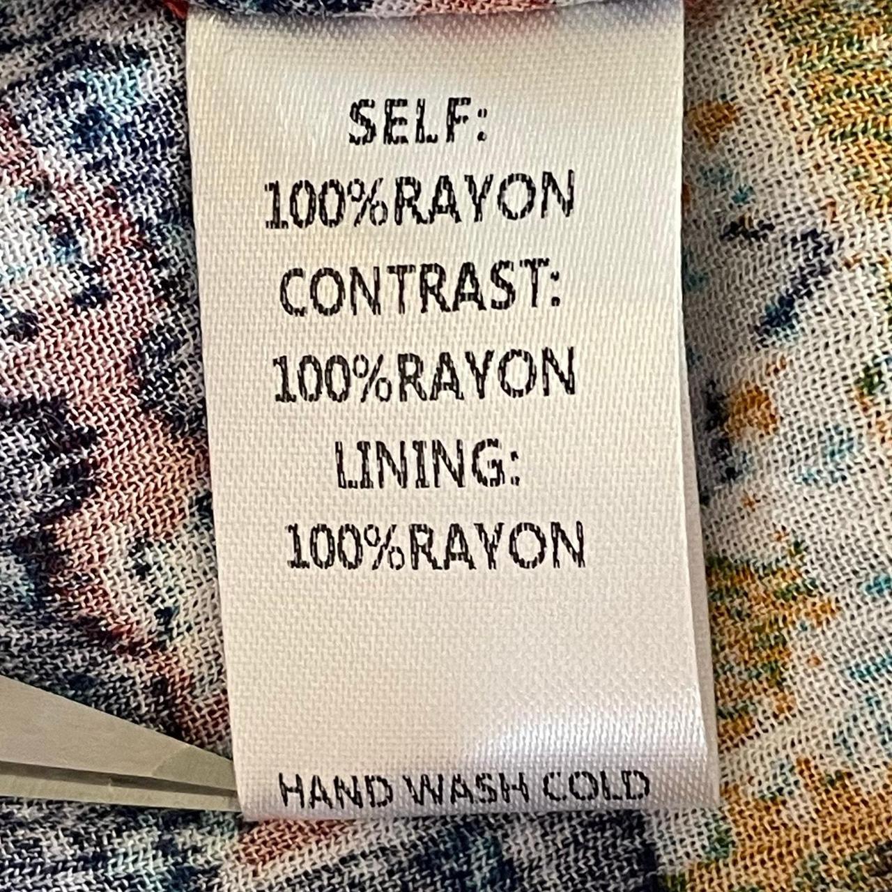 Source Unknown Women's Blouse - Red/Multi - M – E… - image 7