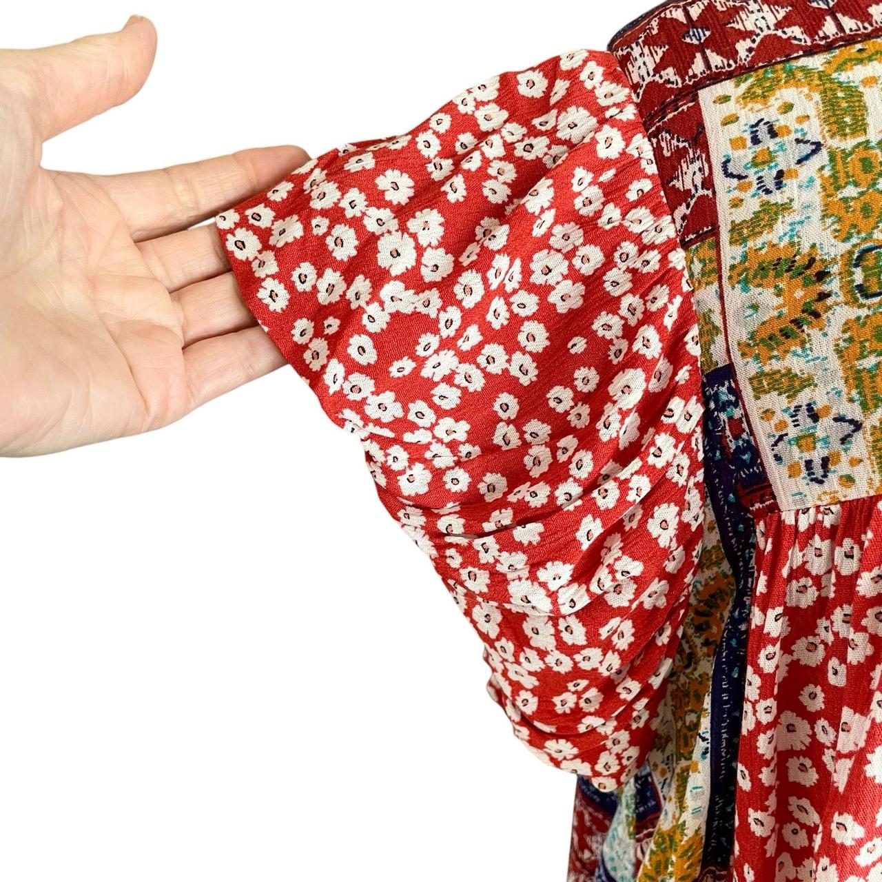 Source Unknown Women's Blouse - Red/Multi - M – E… - image 6