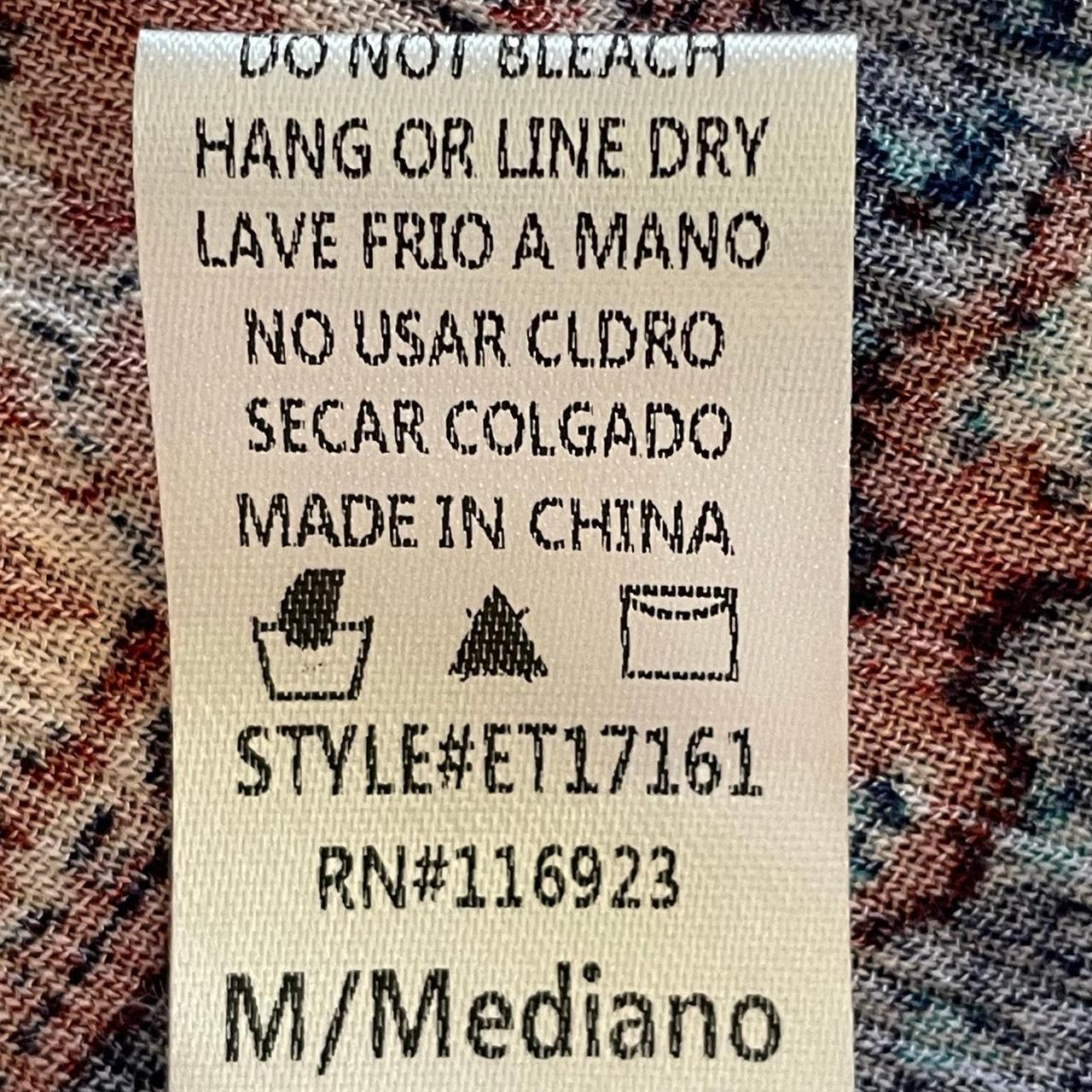 Source Unknown Women's Blouse - Red/Multi - M – E… - image 8