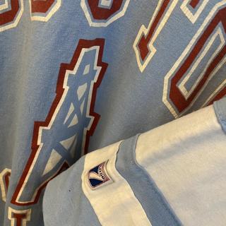 80s Houston oilers Jersey! Measurements: Length- - Depop