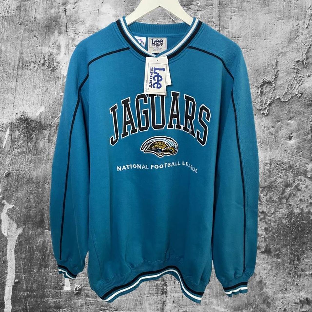 VTG LEE SPORT Jacksonville Jaguars Sweater Sweatshirt Size XXL