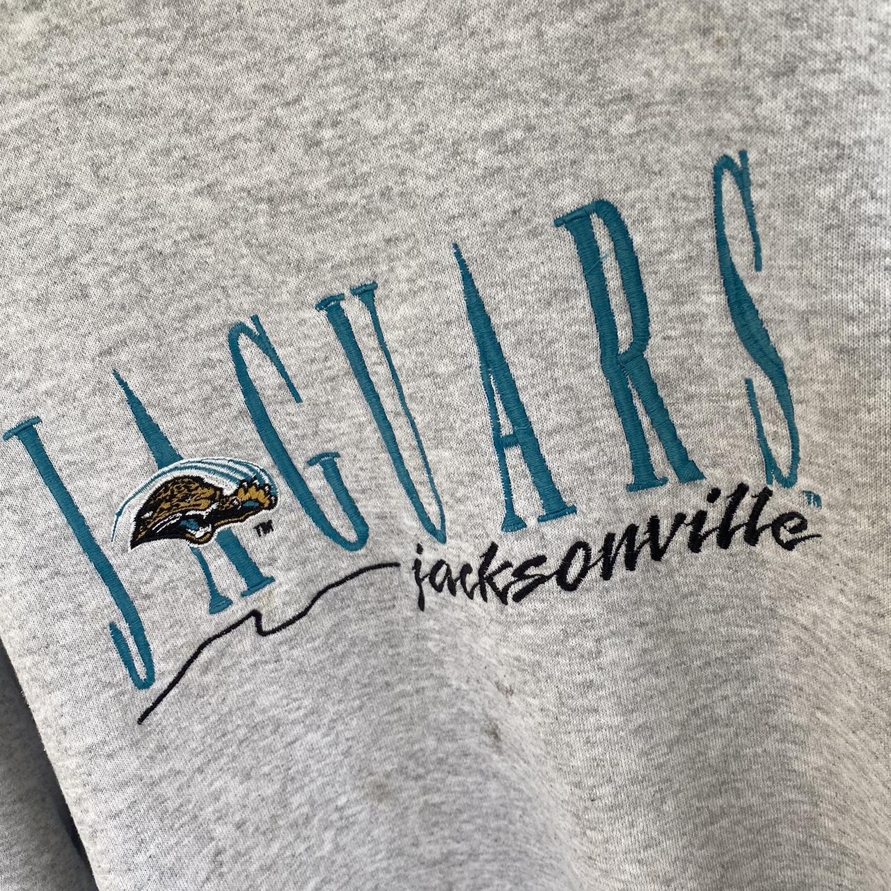 Vintage Jacksonville Jaguars Crewneck Marked as XXL - Depop