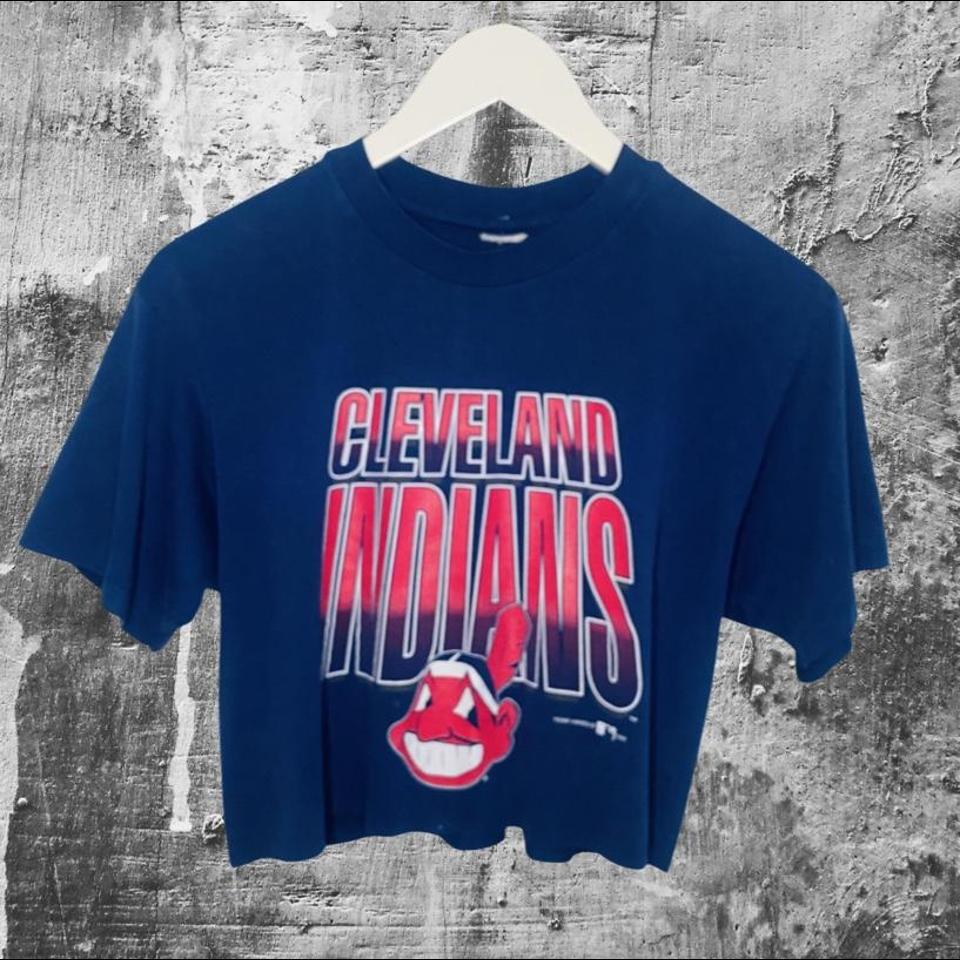 Cleveland Baseball Cropped Vintage T shirt