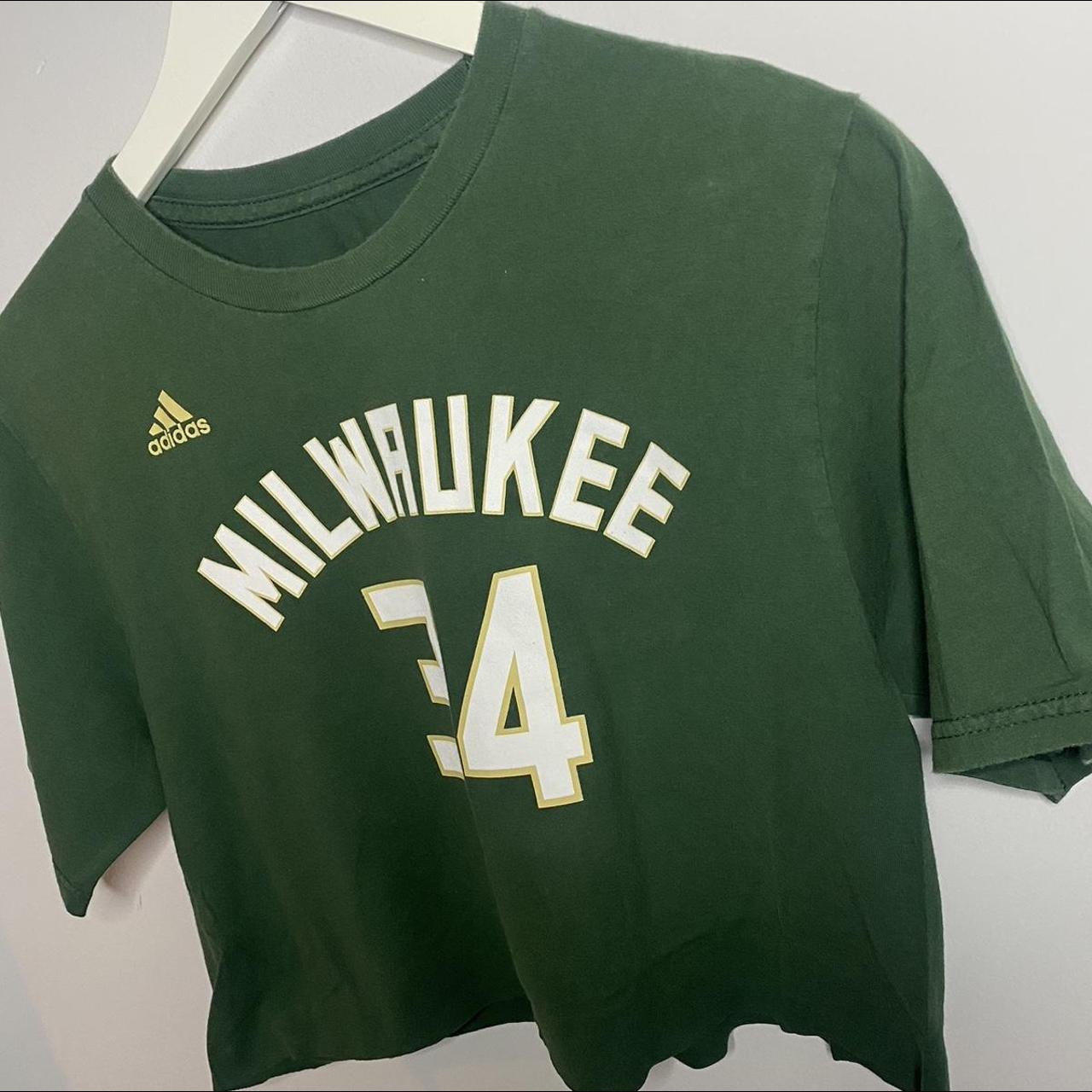 Adidas Milwaukee Bucks NBA basketball no name - Depop