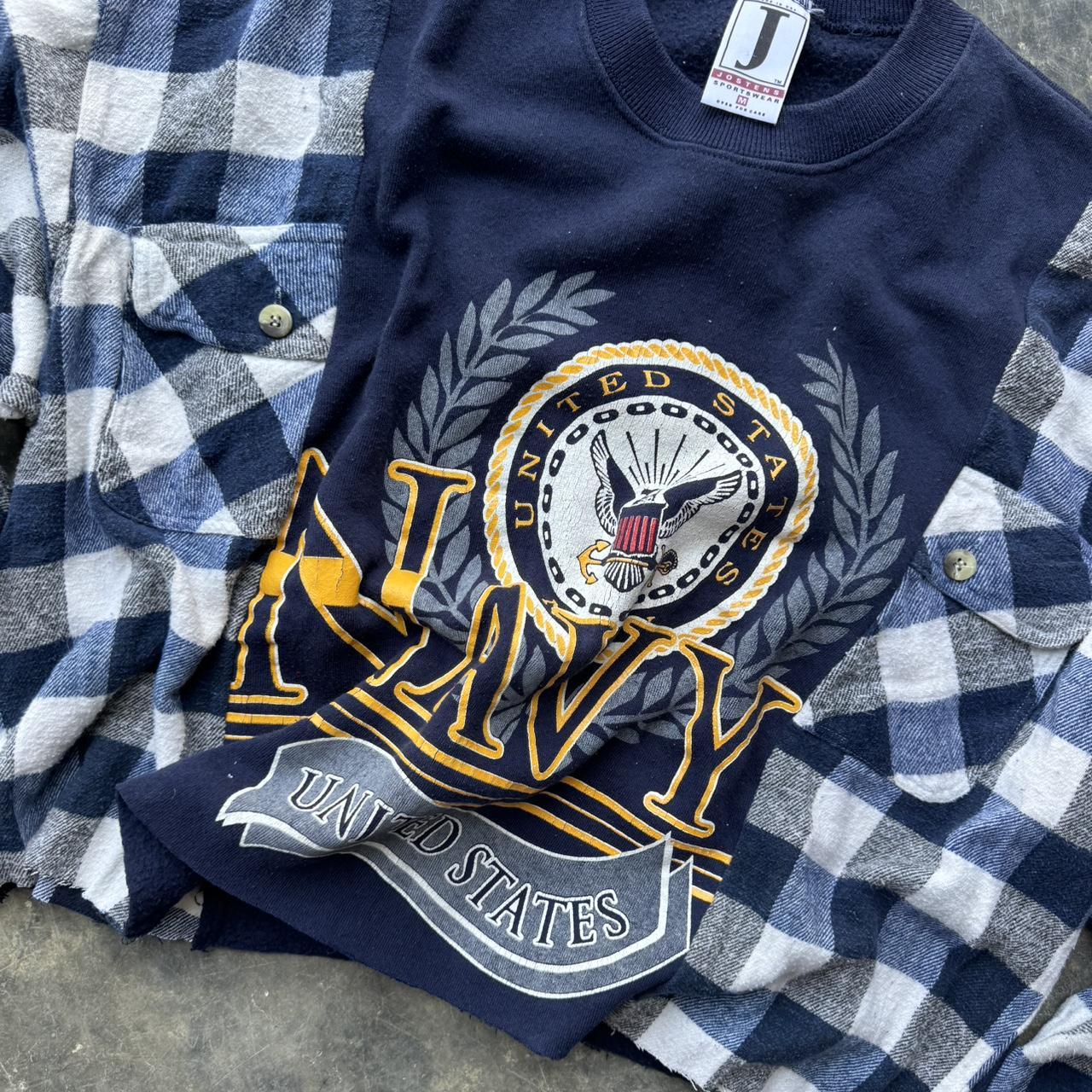 Vintage 90's Custom Navy Naval Academy United States | Depop
