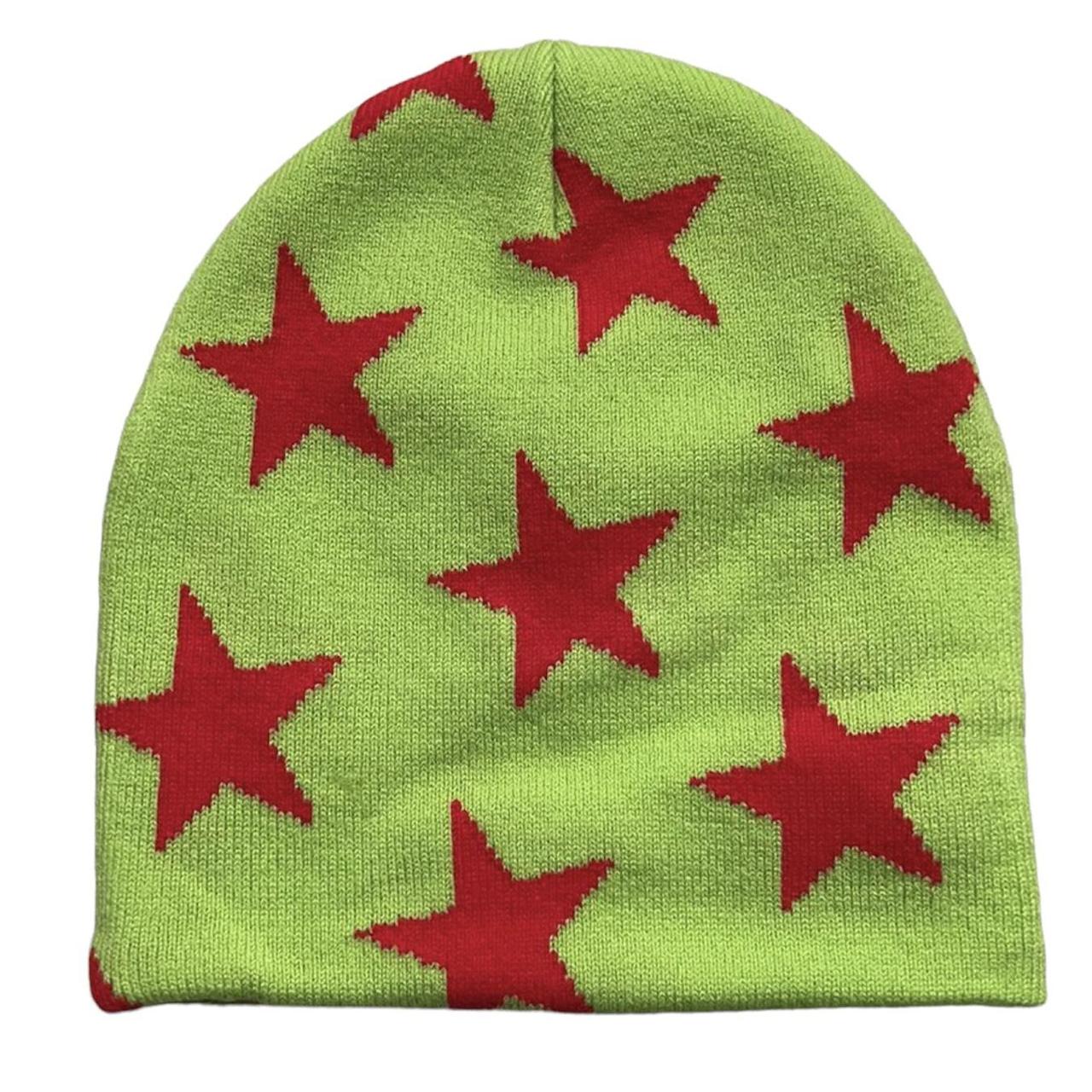 Starseed the brand ! Green and red beanie - Depop