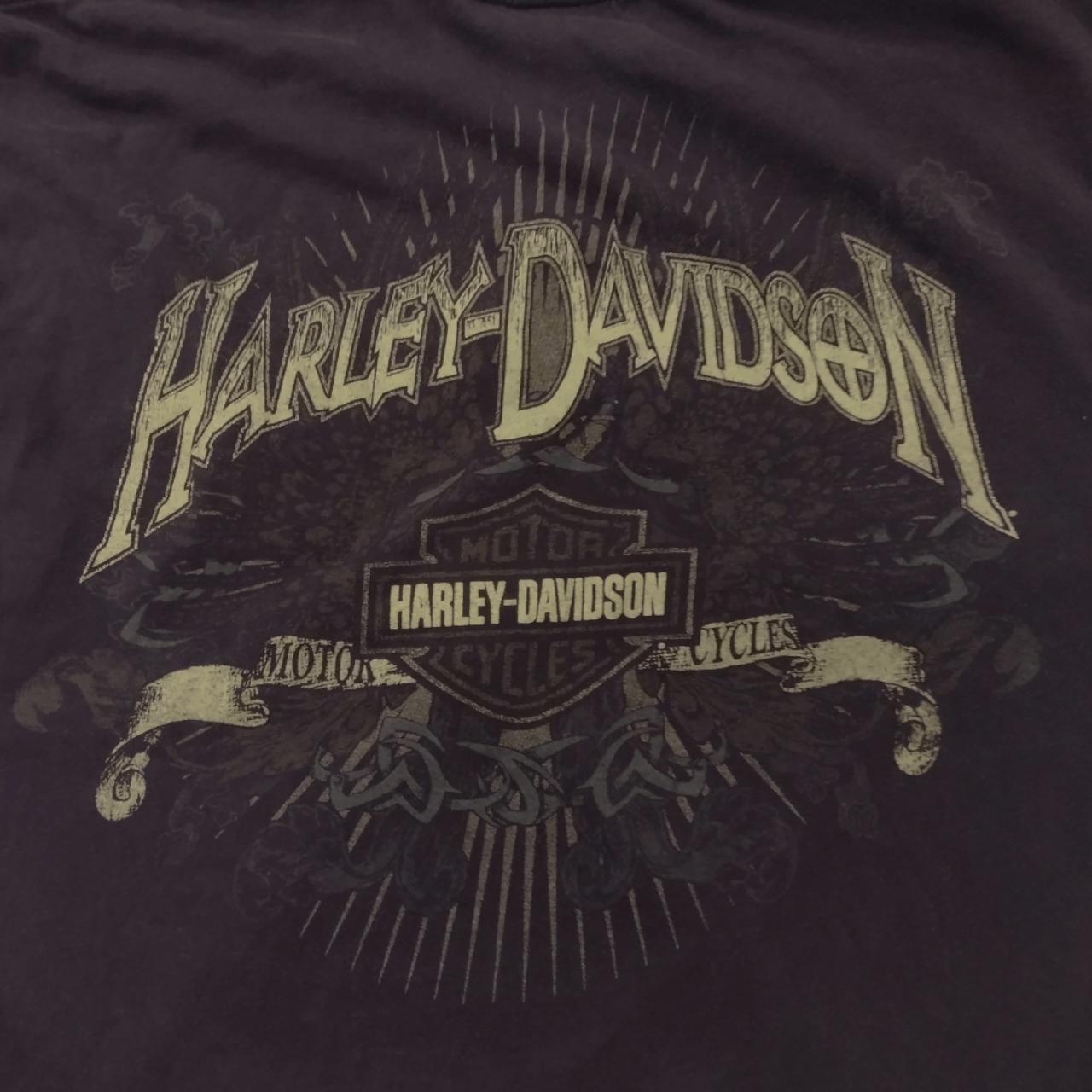 Harley Davidson Tribal Grunge Shirt fits... - Depop