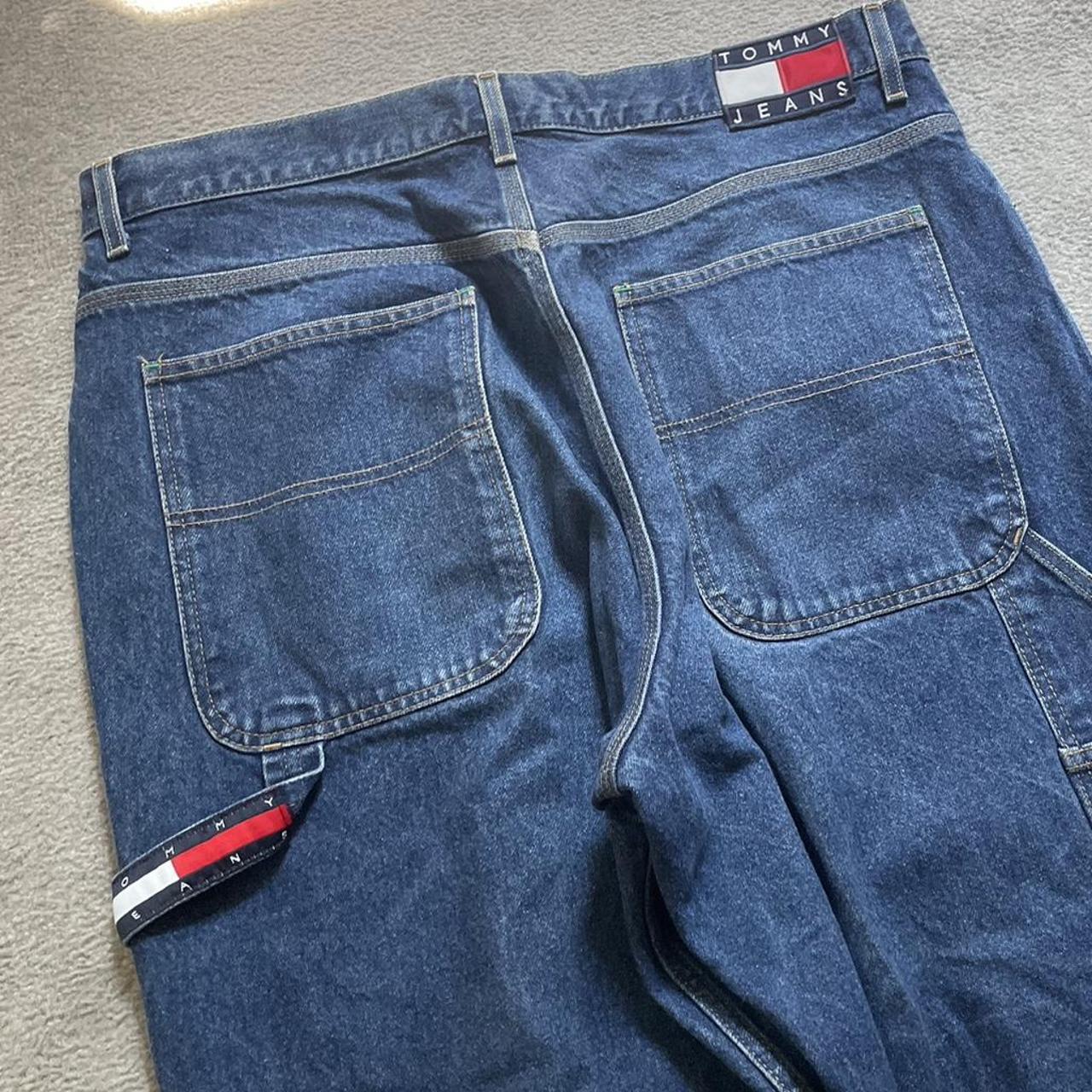 y2k grunge baggy jeans 2000s/y2k baggy relaxed fit... - Depop