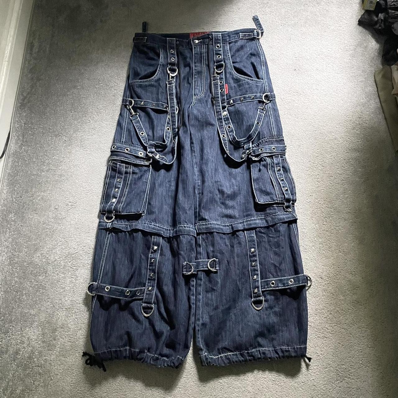 Tripp NYC strap cargo jeans similar to the x strap... - Depop