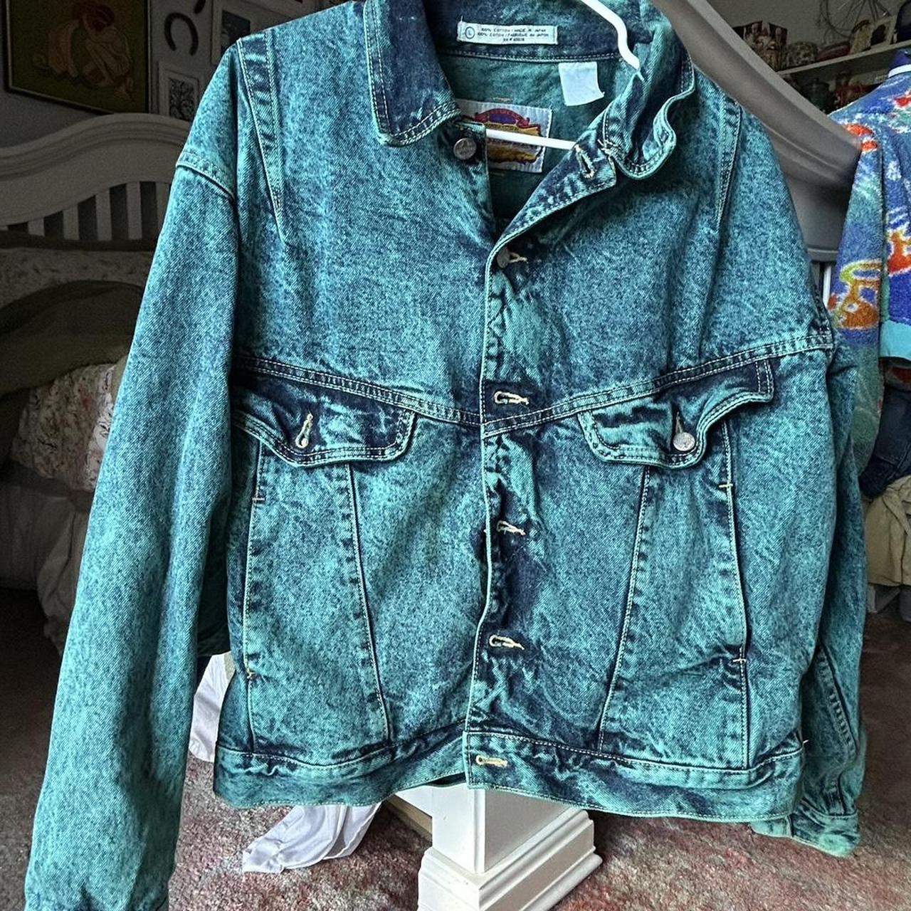 Code Bleu Men's Jacket - Blue/Green - L – Code Bl… - image 1