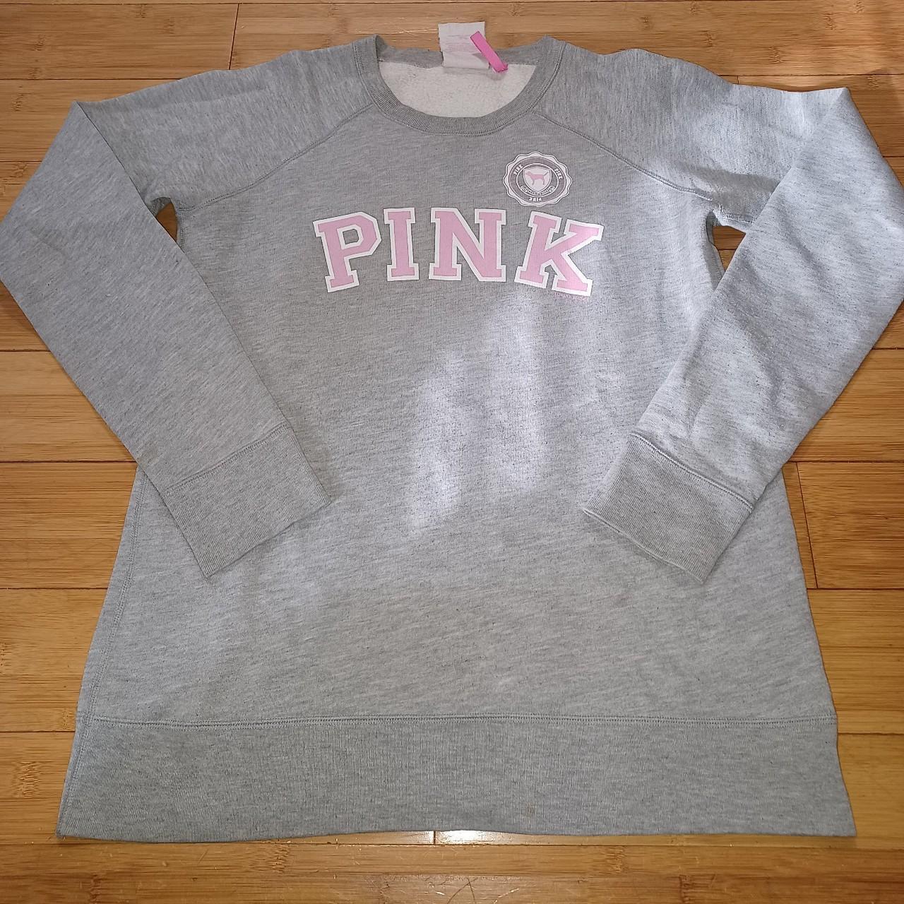 Victoria's Secret Pink Women's Sweatshirt - Grey - S