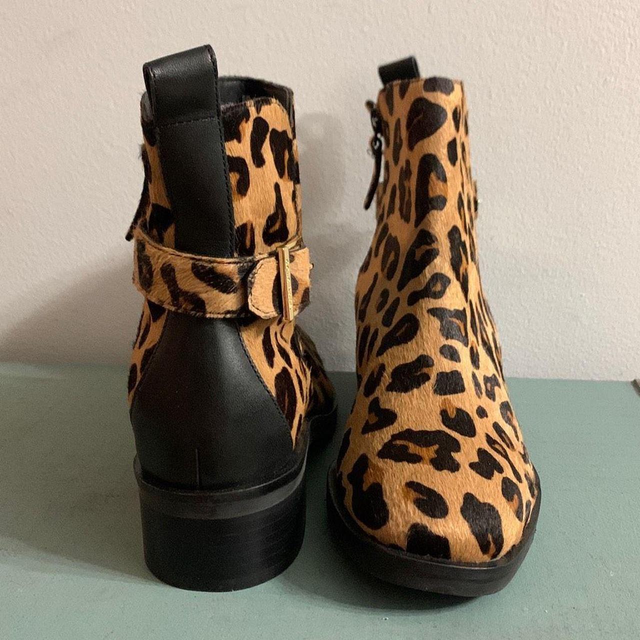 Cole haan animal print hot sale booties