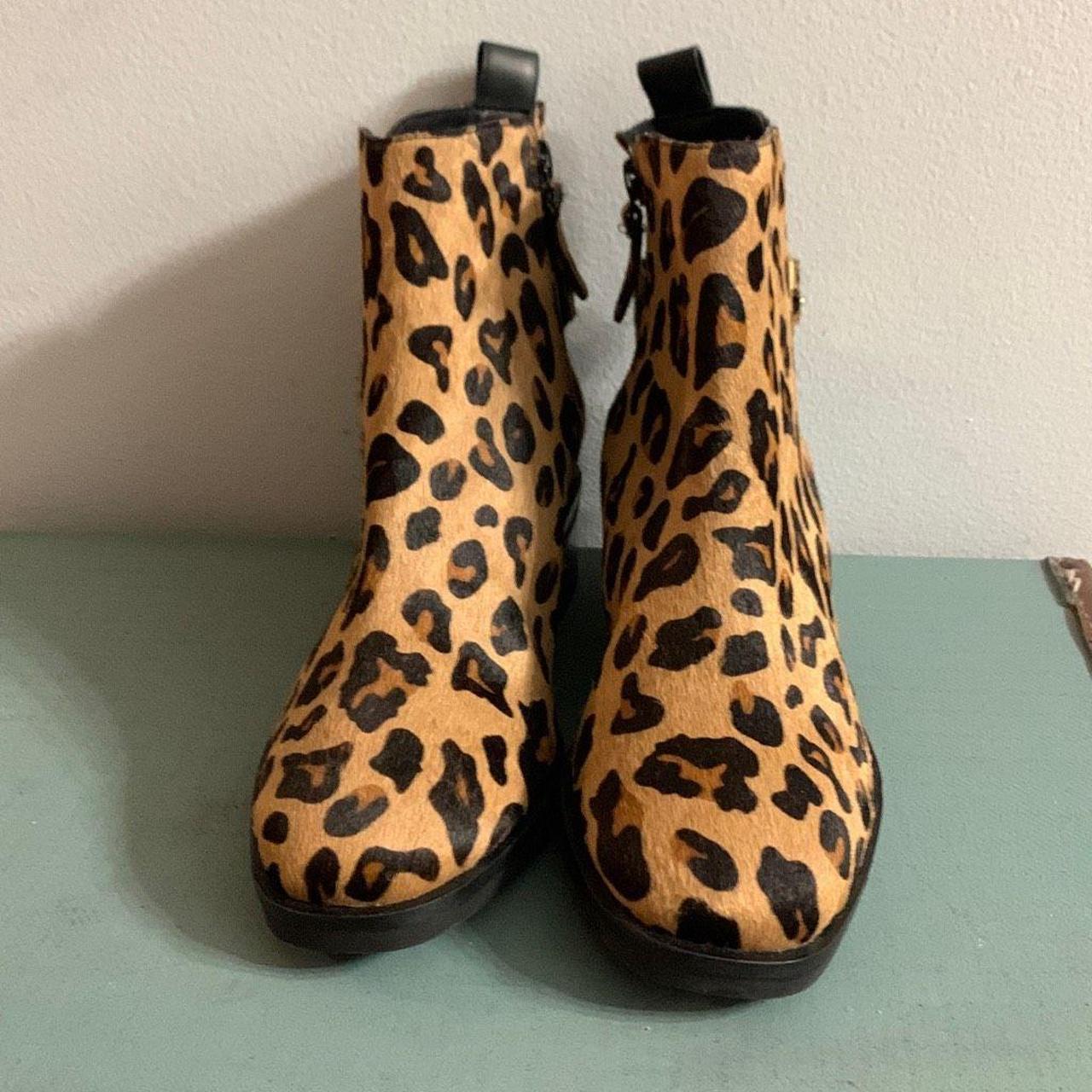 Cole haan leopard print on sale booties