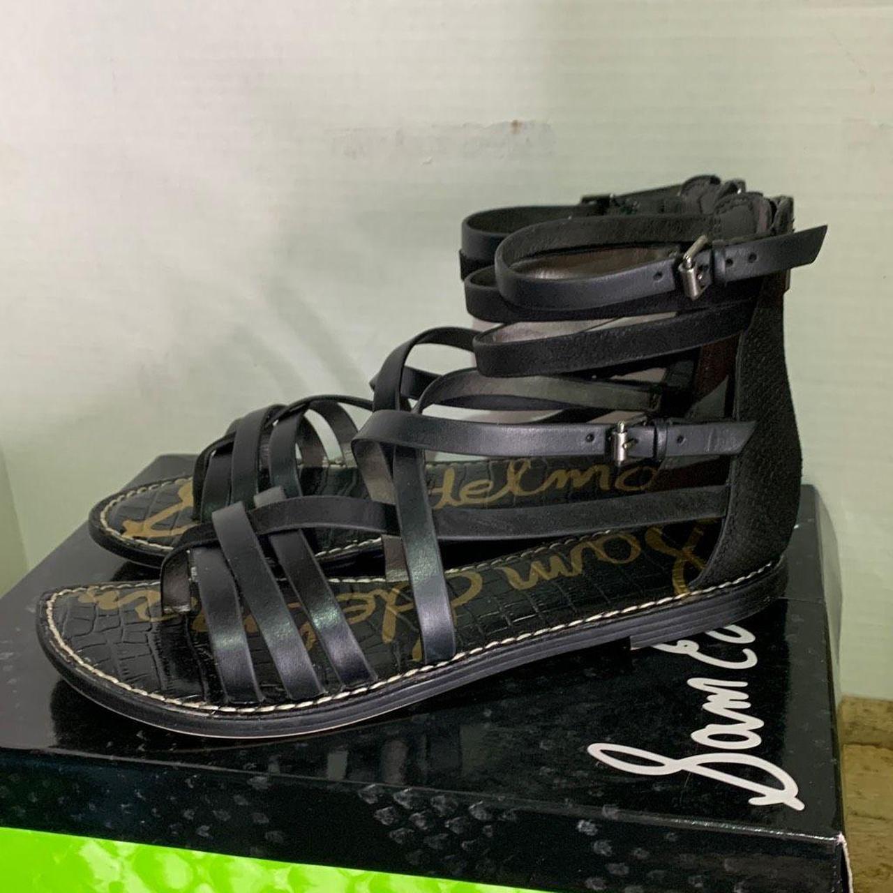 Sam Edelman GIBBS GLADIATOR SANDAL Ganesa black Depop