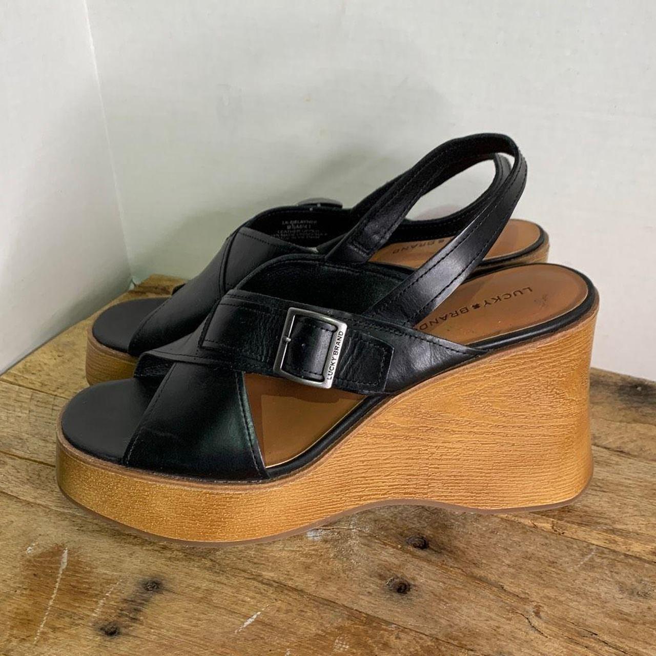 Lucky brand wood on sale sandals