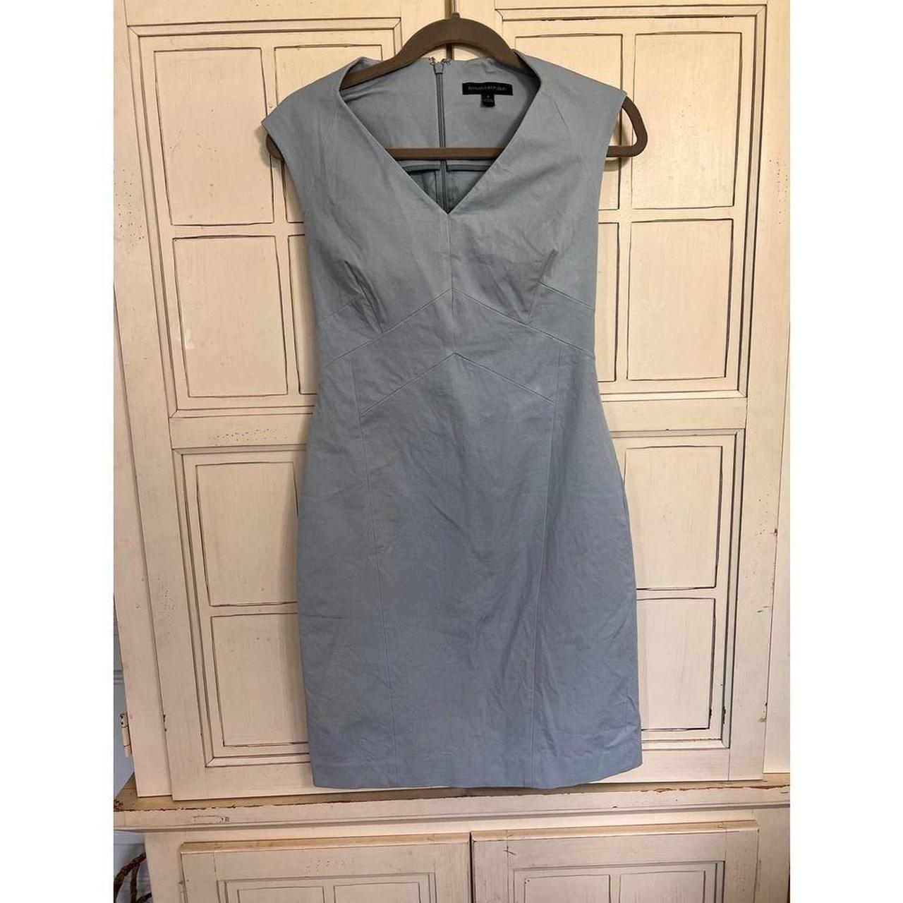 Banana Republic size 4 light blue dress in nice... - Depop