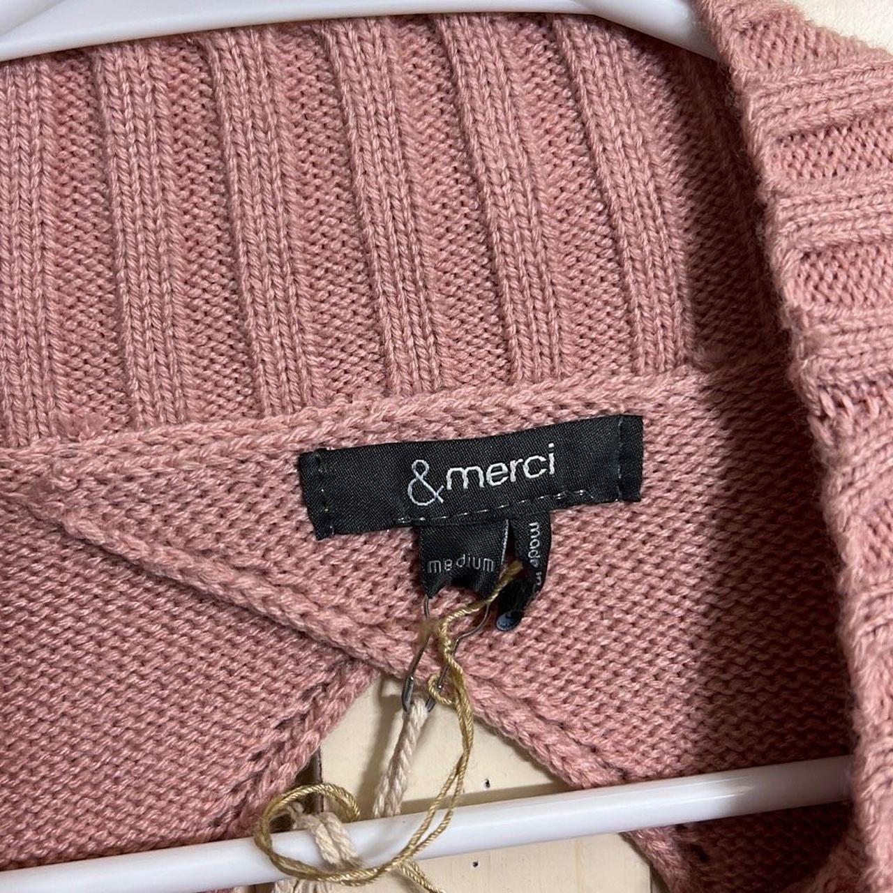 Pink merci jumper hotsell