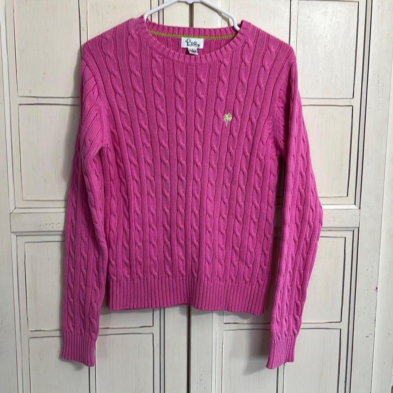 Lilly pulitzer cable hot sale knit sweater