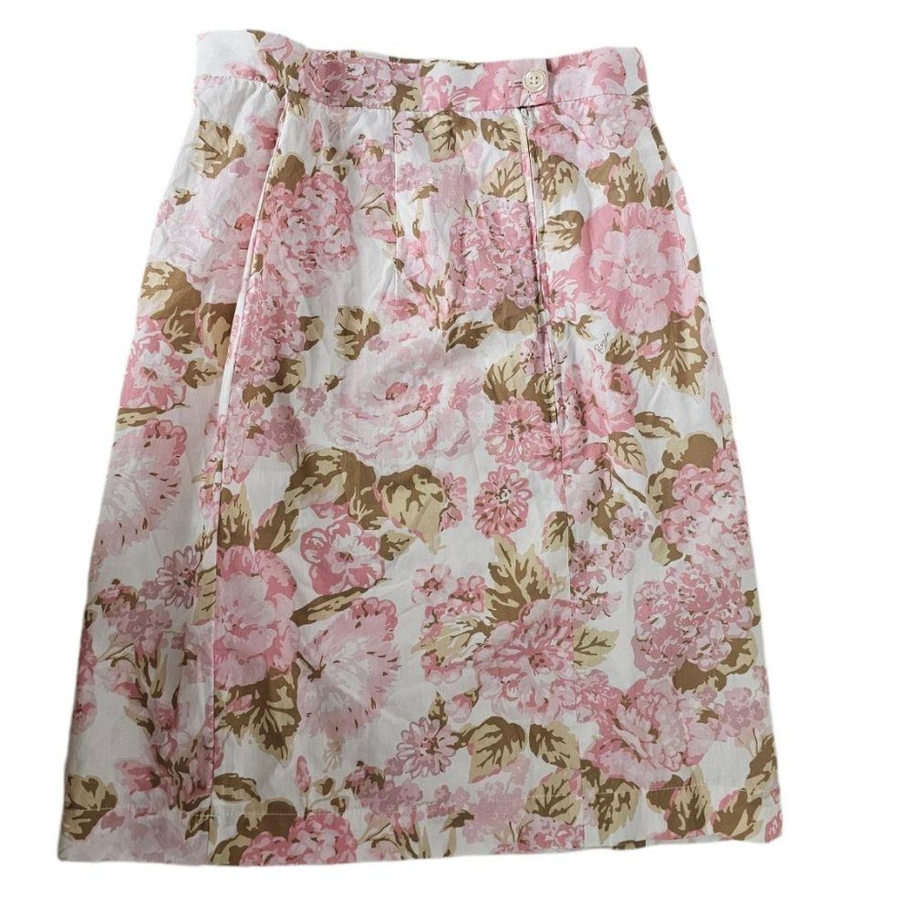 Rouje Gomes Mini Skirt Vintage Rose Pink Floral Size | Depop