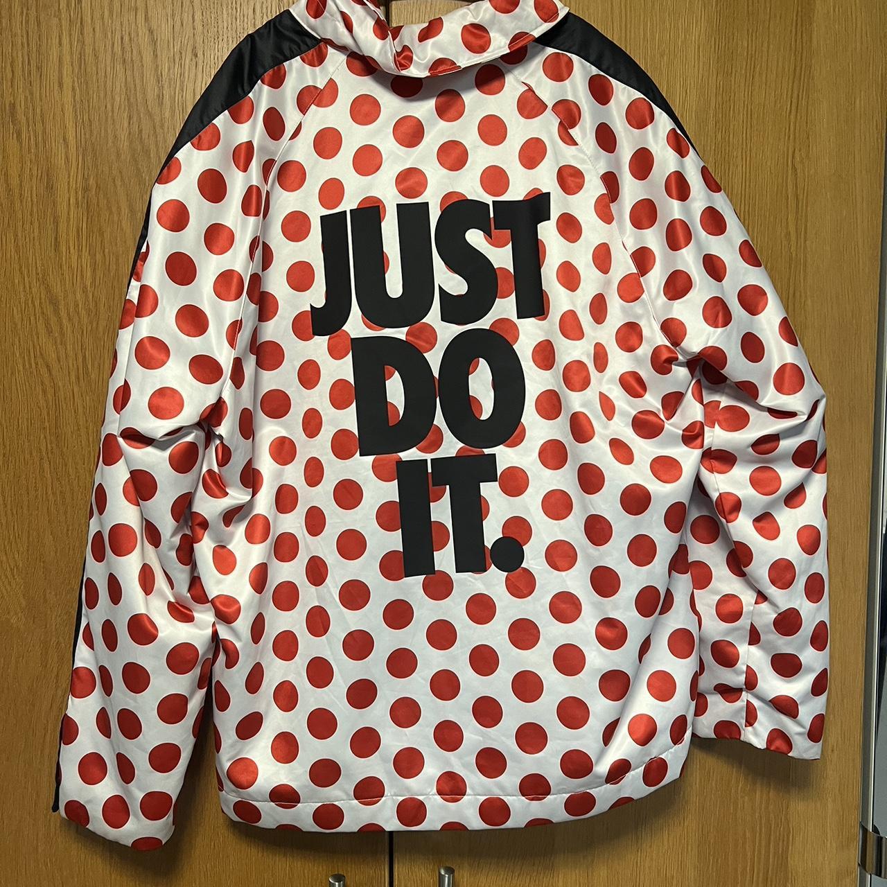 nike just do it polka dot hoodie