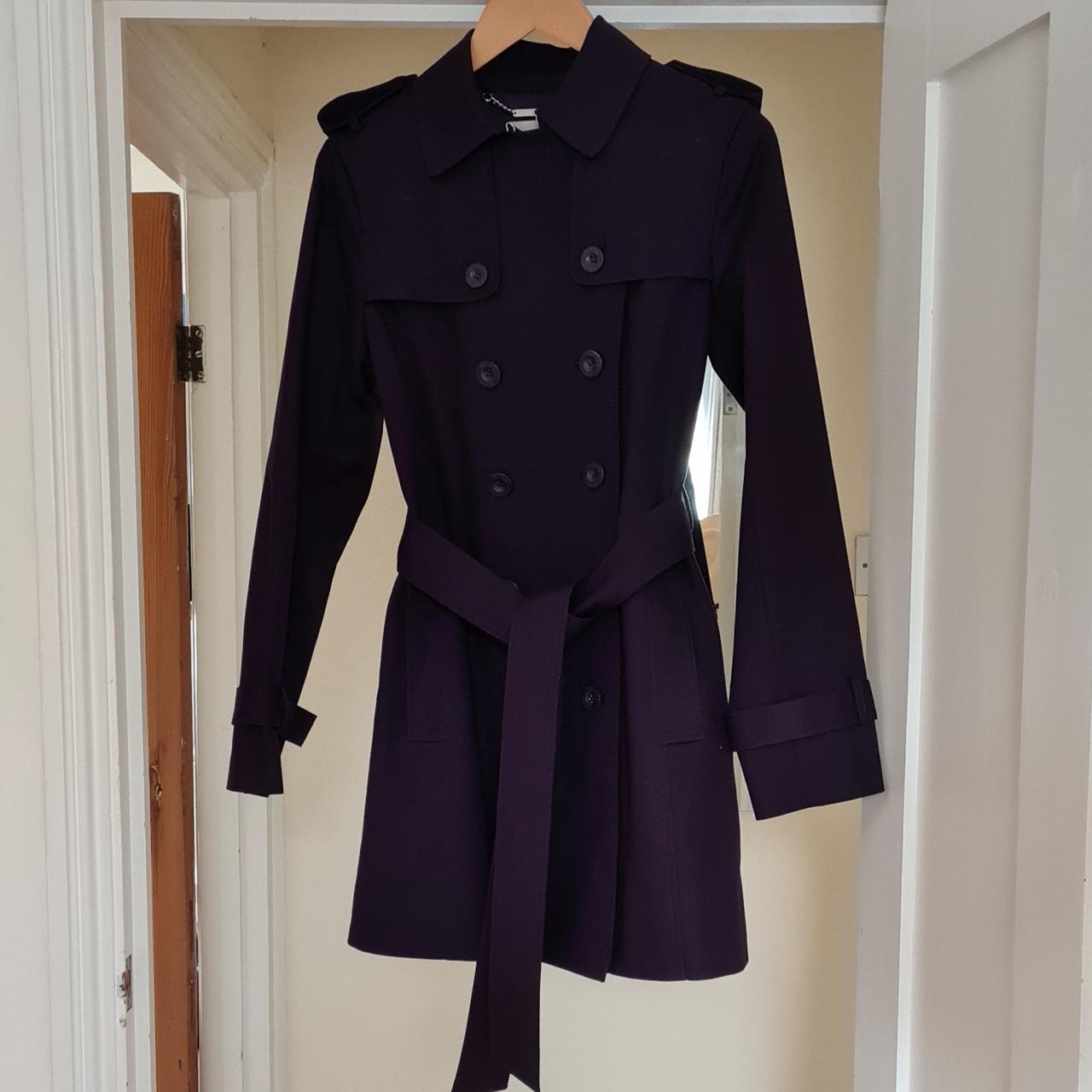 Hobbs Women's Purple Coat | Depop