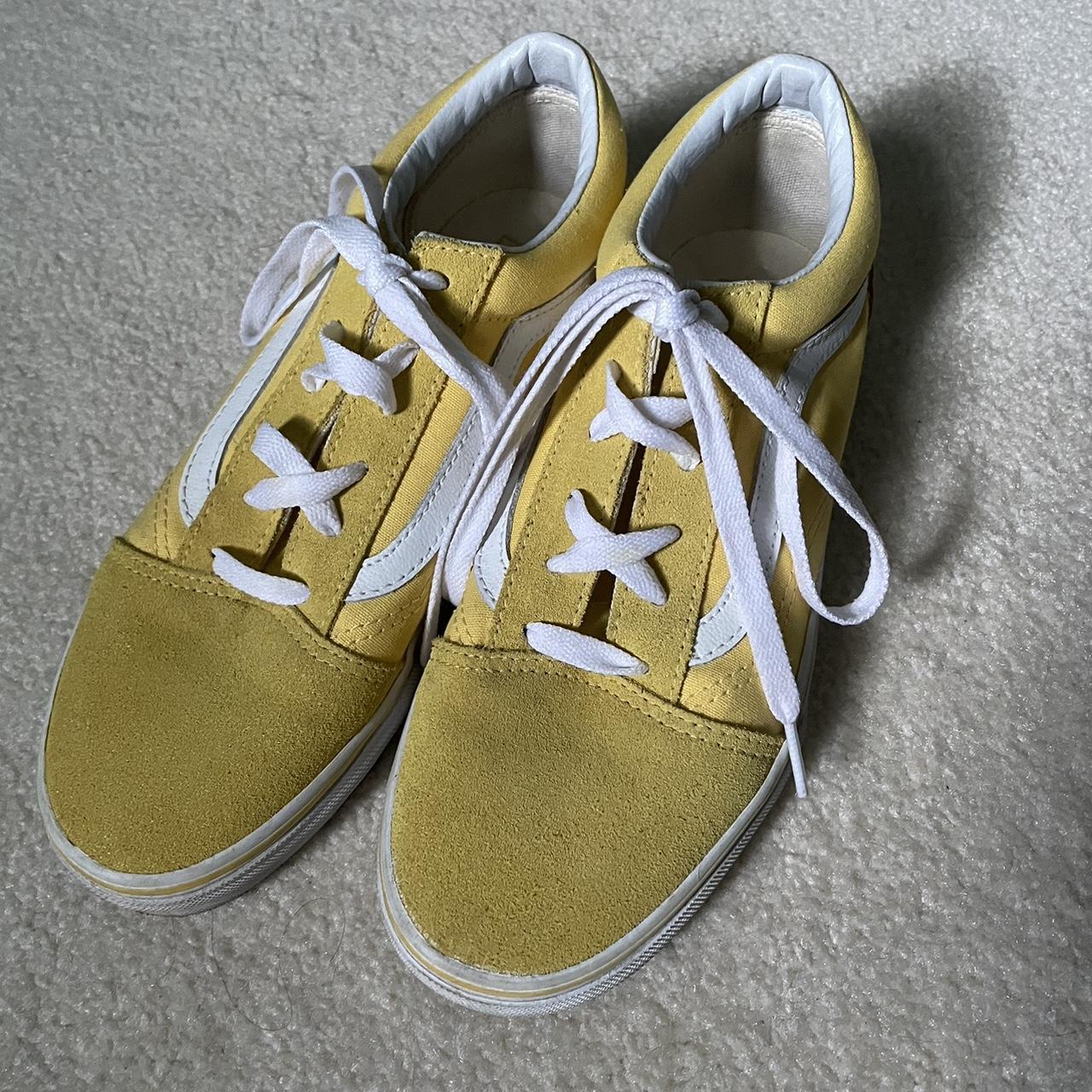 Yellow vans hot sale size 5.5