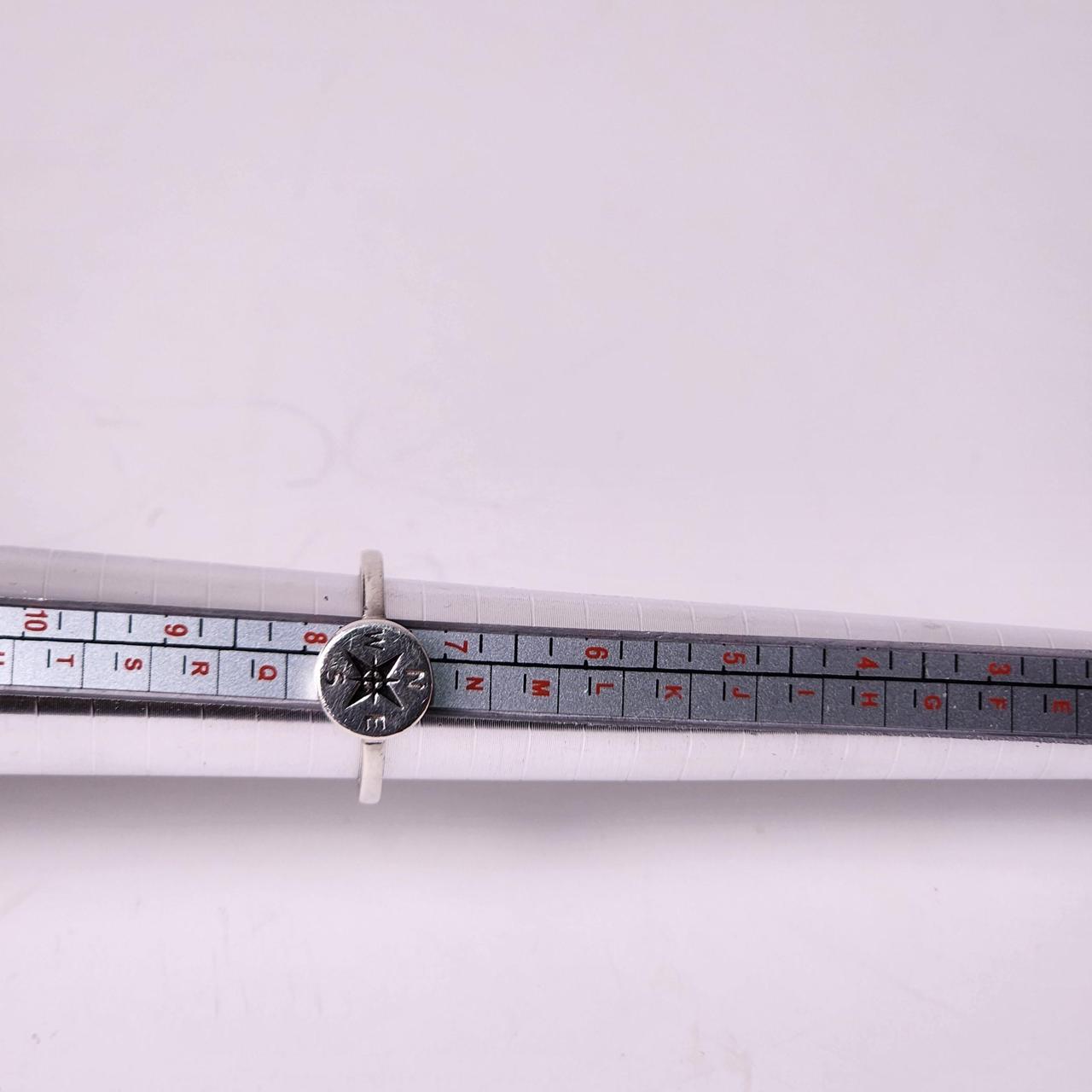 COMPASS Men's Ring - Silver – Use condition Silve… - image 6