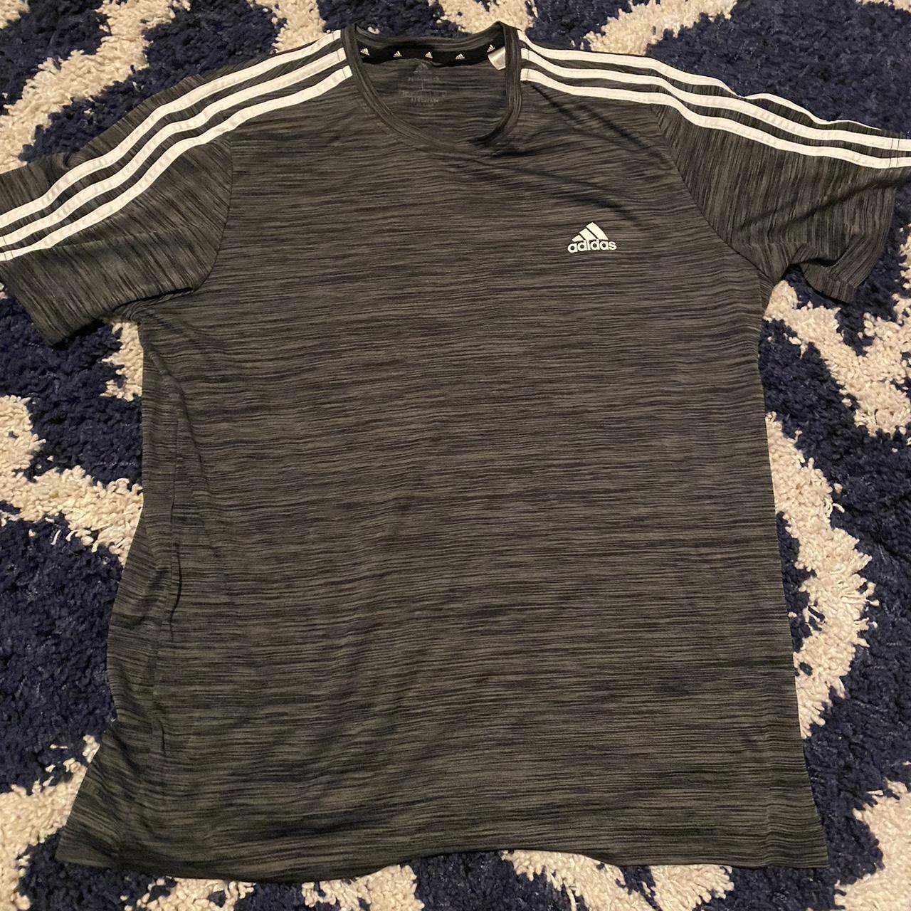 Adidas short sleeve light sport shirt size large... - Depop