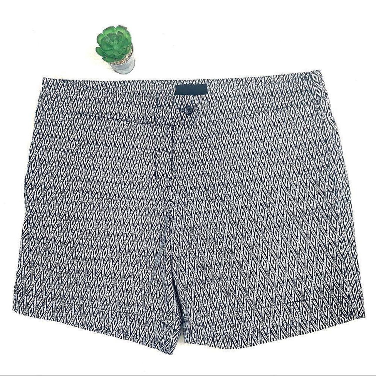 Cynthia Rowley Women's Black and White Shorts Depop