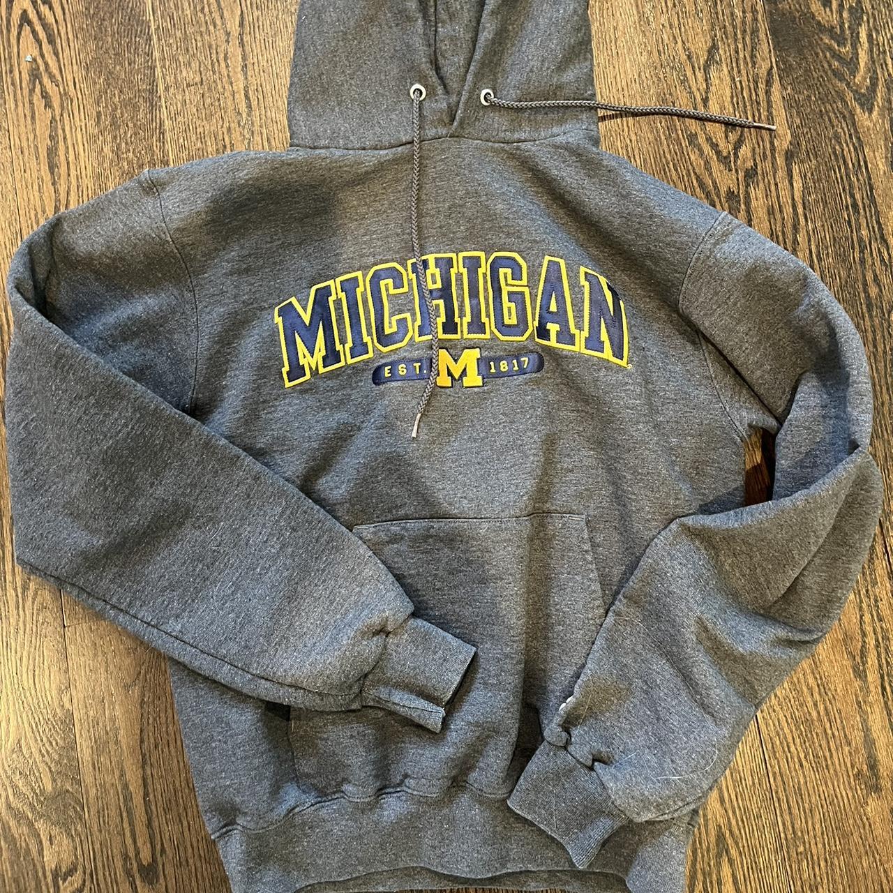 Umich Hoodie ‼️Originally $40‼️ #freeshipping #umich... - Depop