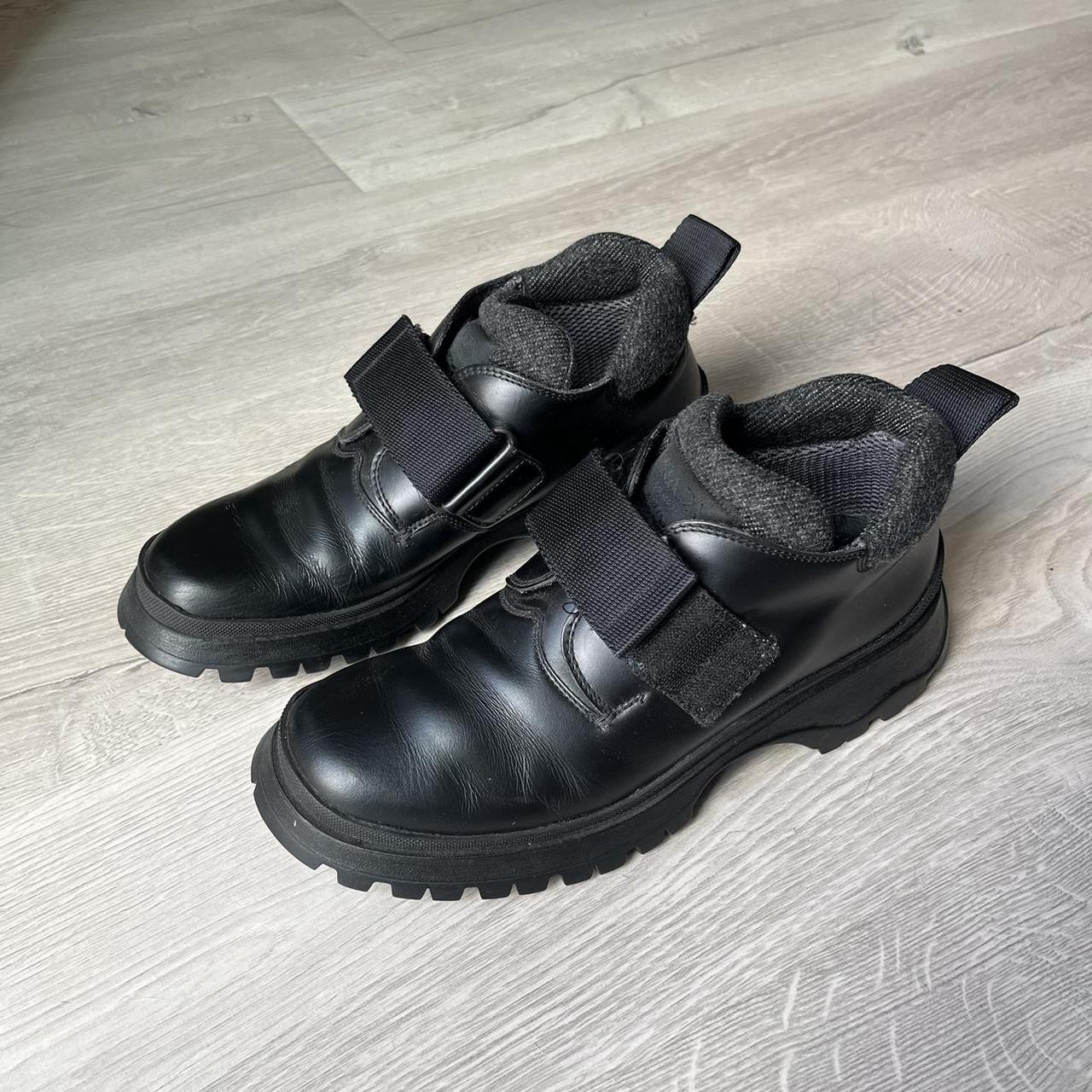 PRADA 1999 Velcro Boots, Size 37.5 EU / 6.5 US (Runs...