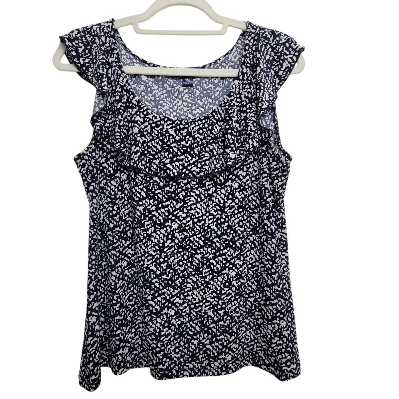 Chaps Women's Blouse - Multi - L – Chaps Pattern … - image 1