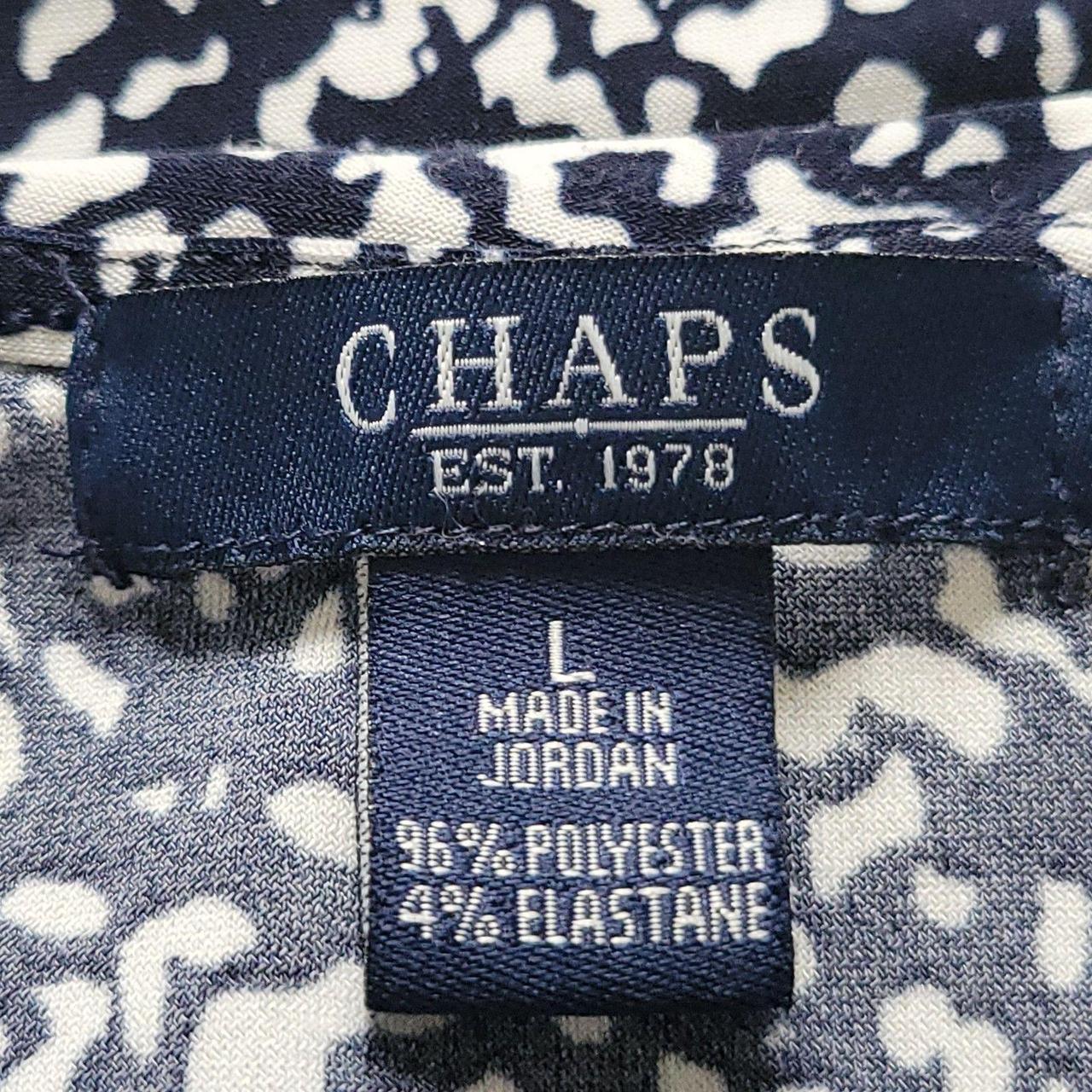 Chaps Women's Blouse - Multi - L – Chaps Pattern … - image 8